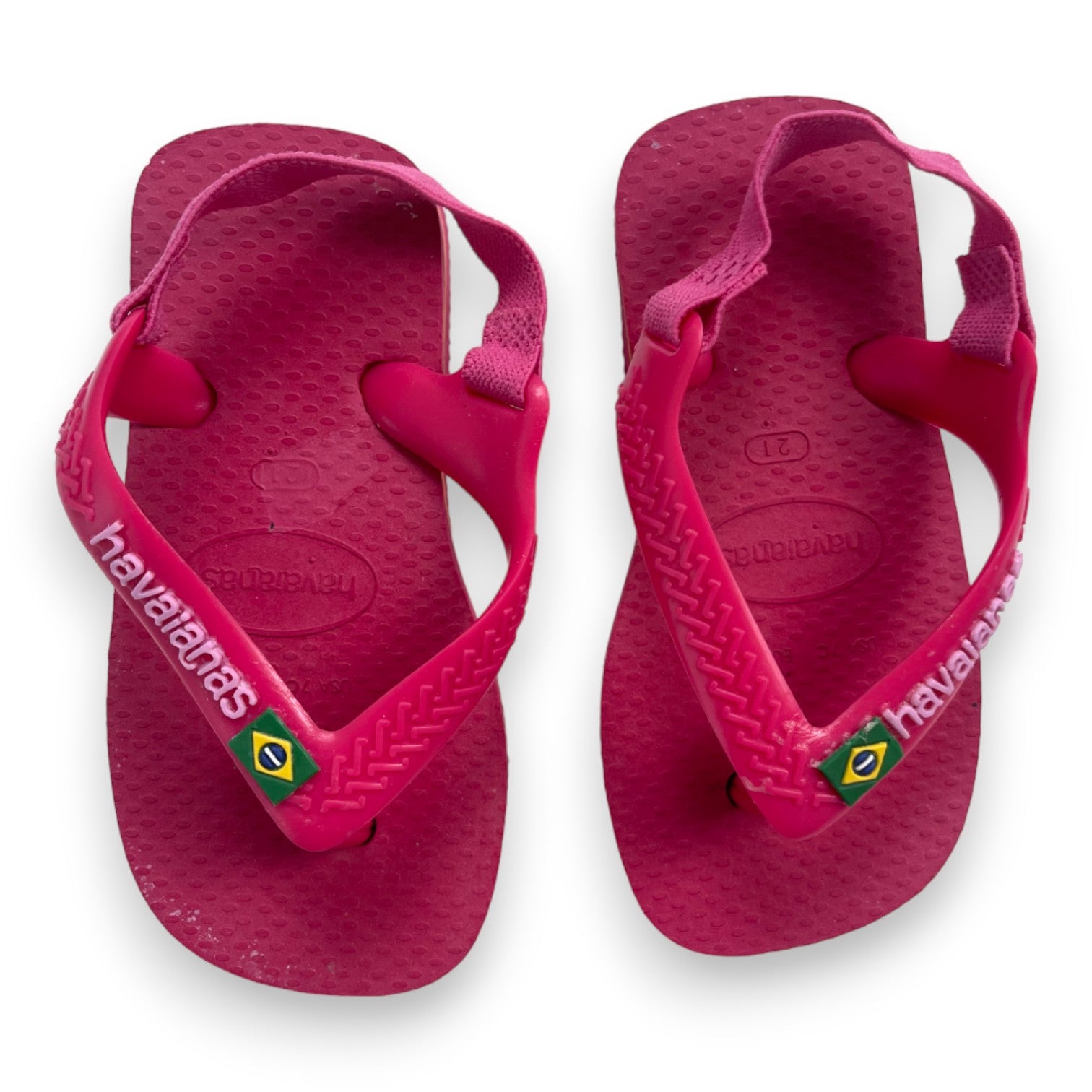 HAVAIANAS - Tongs roses avec élastique - 21