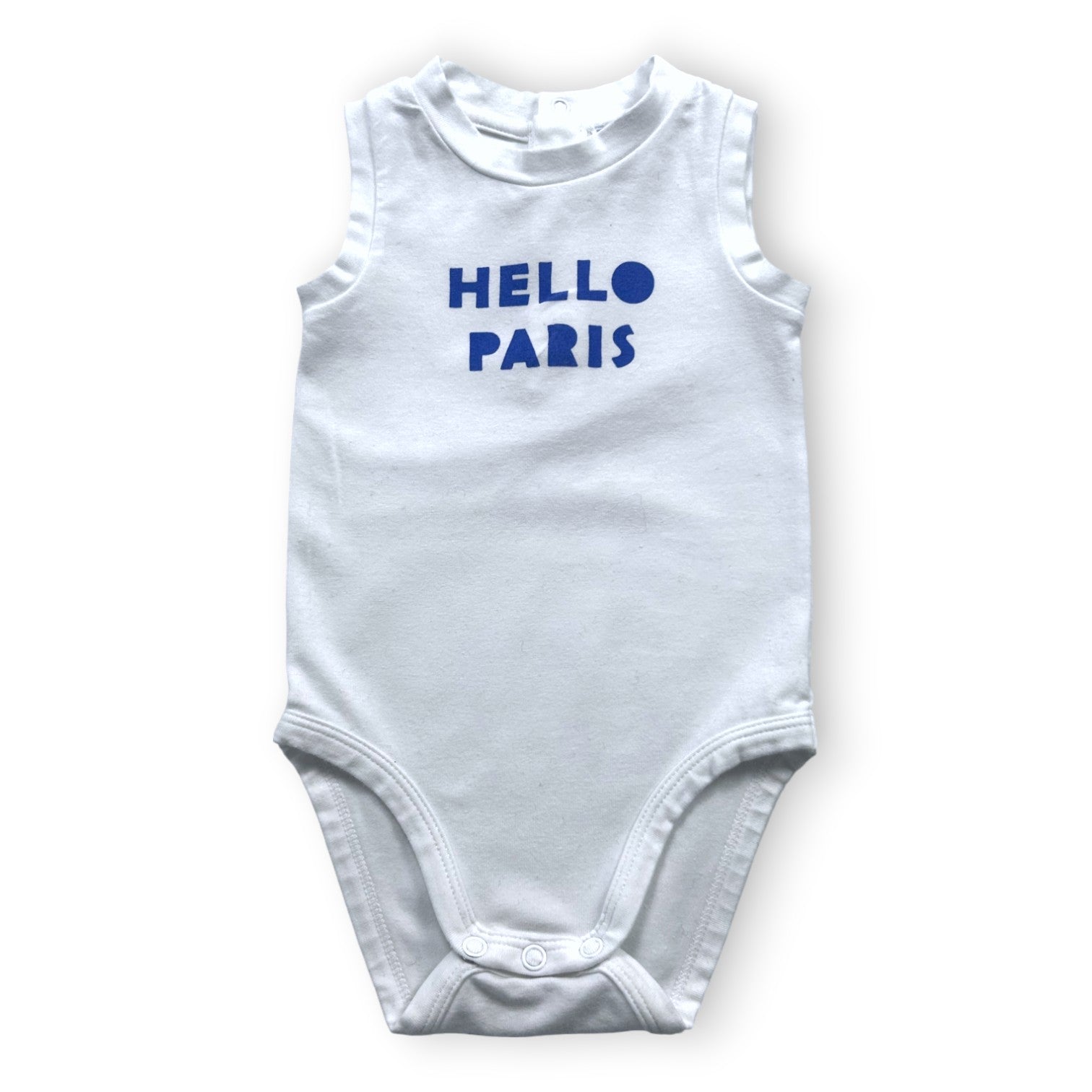 JACADI - Body blanc "hello paris" - 6 mois
