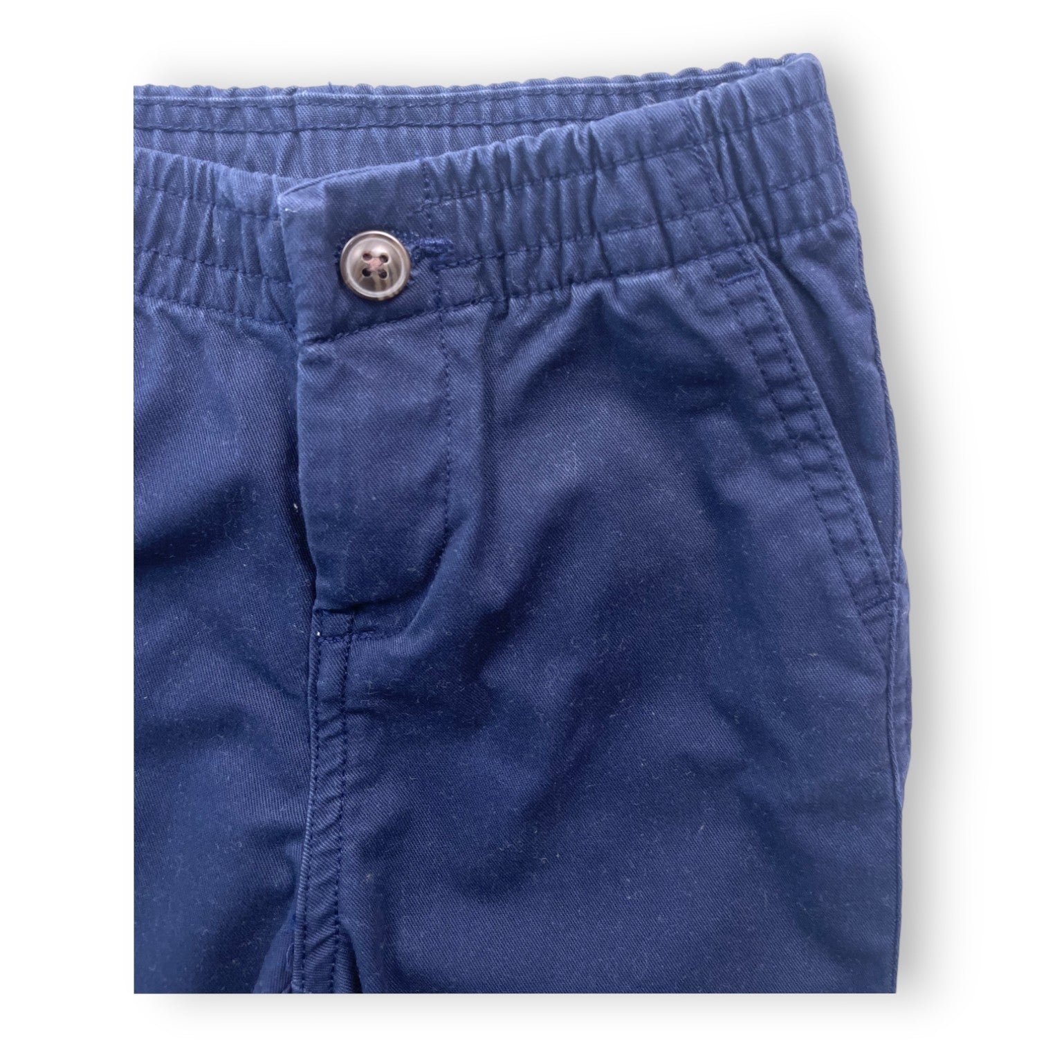 RALPH ALUREN - Pantalon bleu marine droit - 9 mois