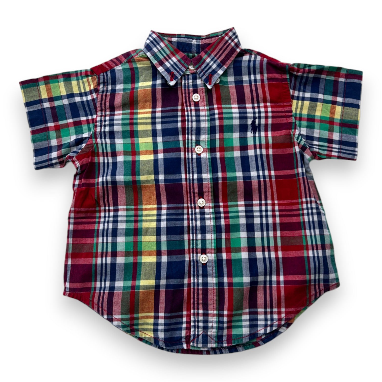 RALPH LAUREN - Plaid shirt - 12 months