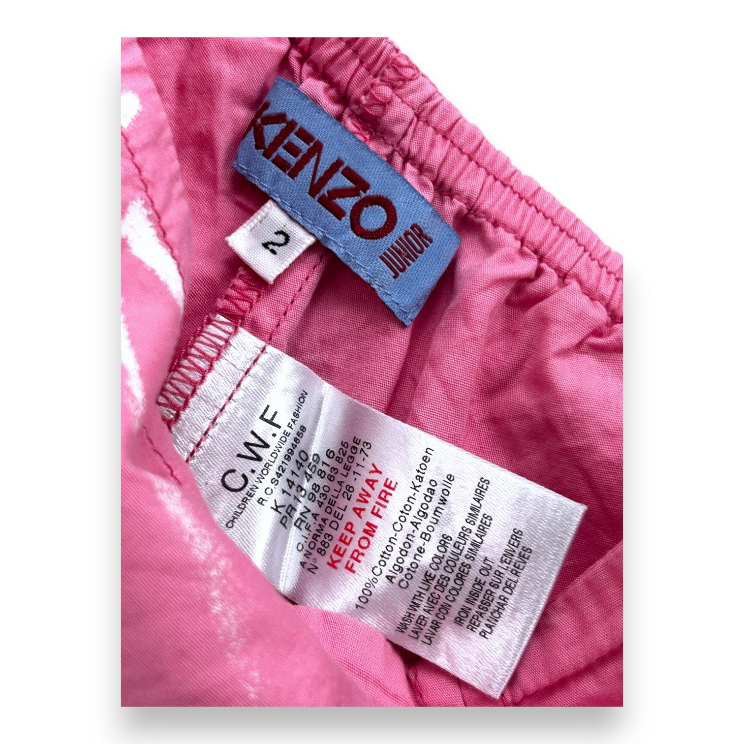 KENZO - Pink skirt and shorts set - 2 years