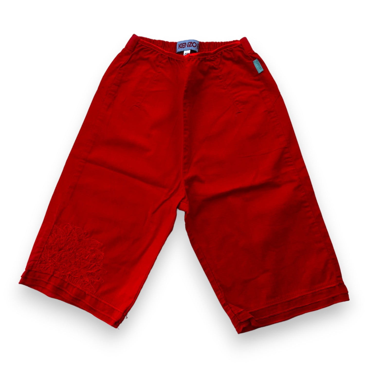 KENZO - Pantalon fluide rouge - 9 mois