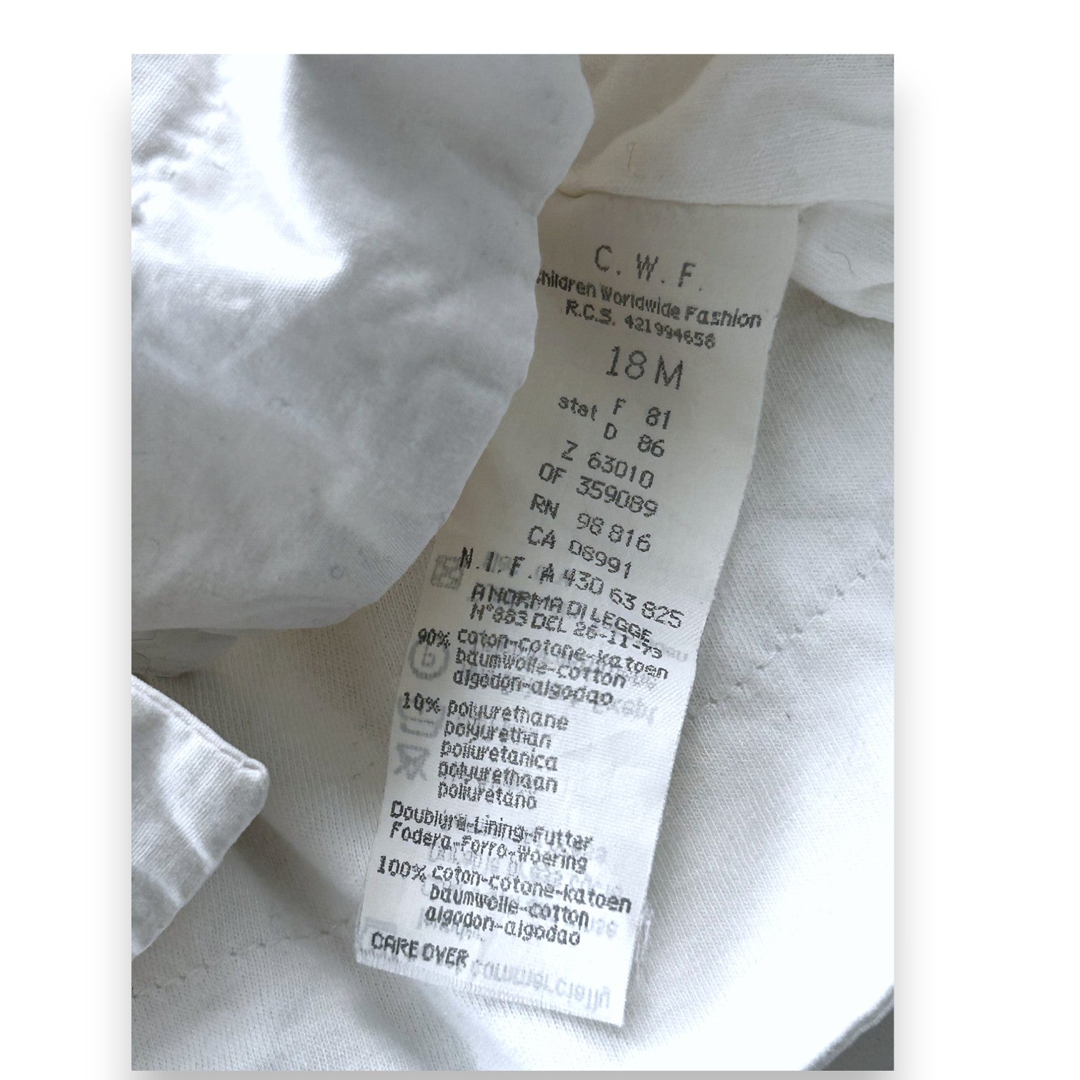 KENZO - White jacket - 18 months