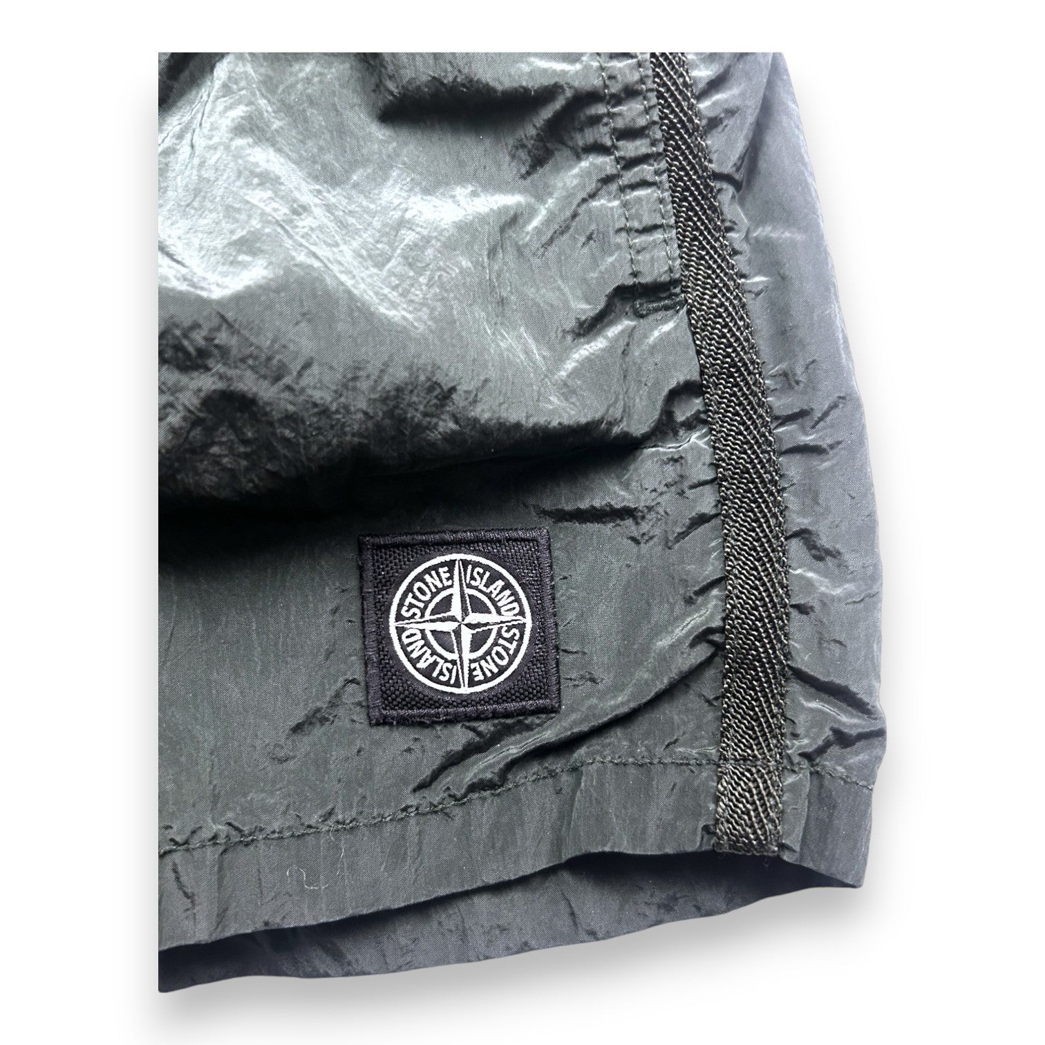 STONE ISLAND - Short de bain kaki - 2 ans