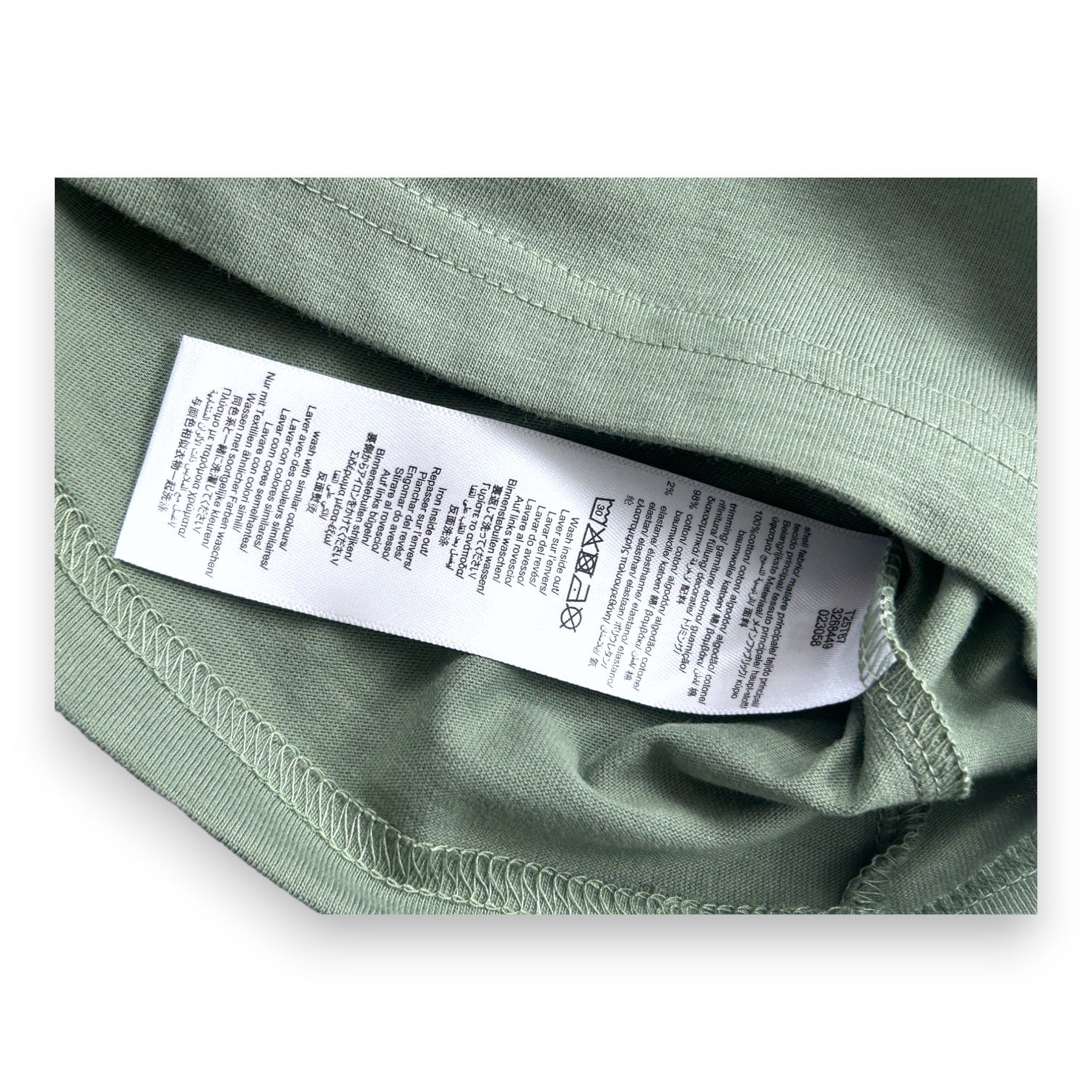 TIMBERLAND – Khakifarbenes bedrucktes T-Shirt (neu) – 4 Jahre