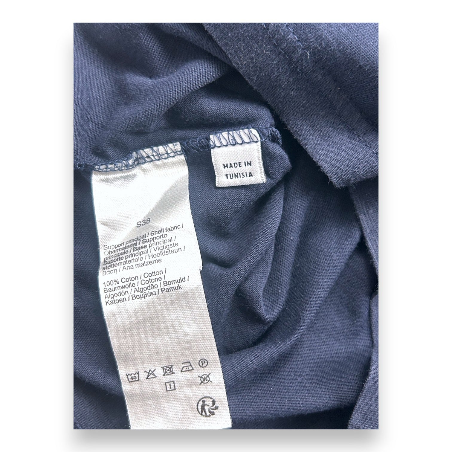 LACOSTE - T-shirt bleu - 2 ans