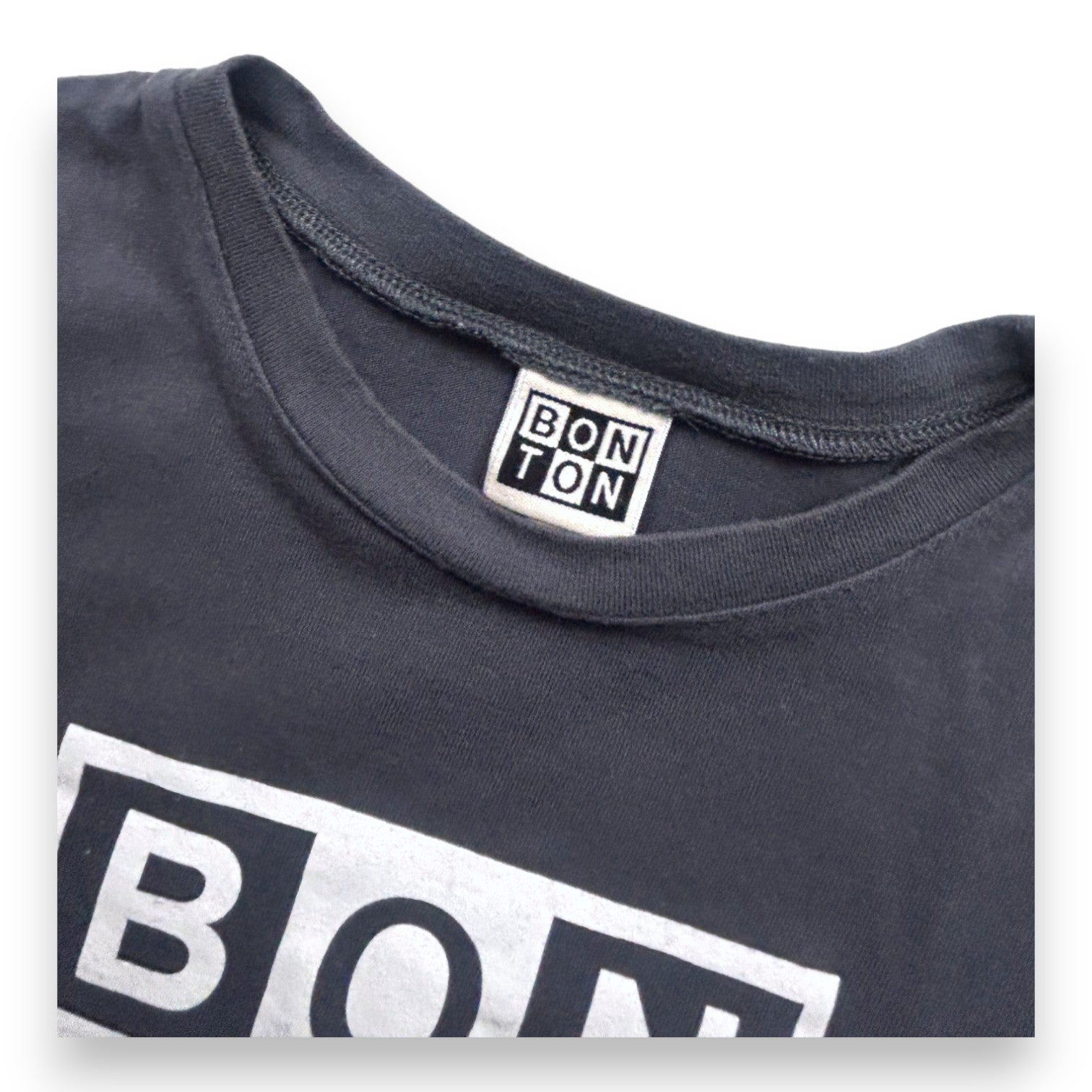 BONTON - T-shirt gris imprimé - 4 ans