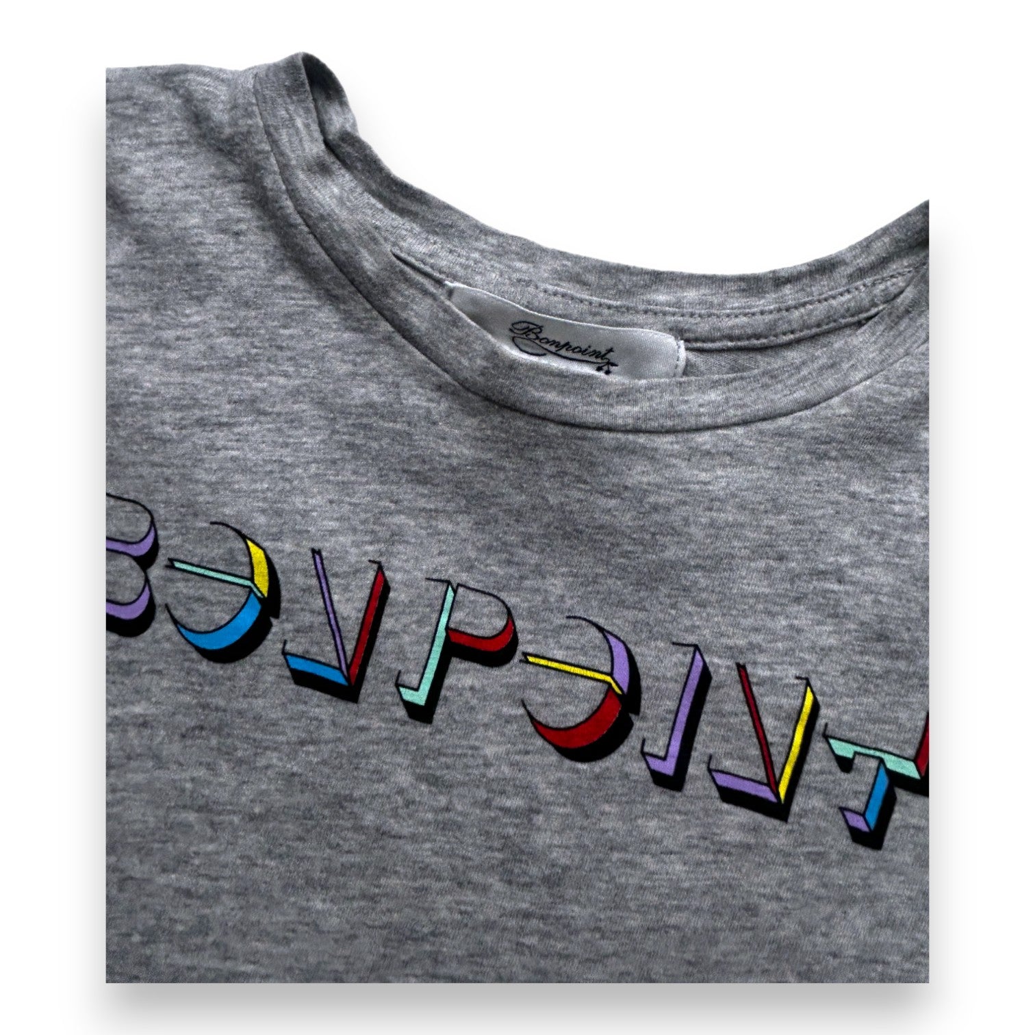 BONPOINT - T-shirt gris imprimé - 3 ans