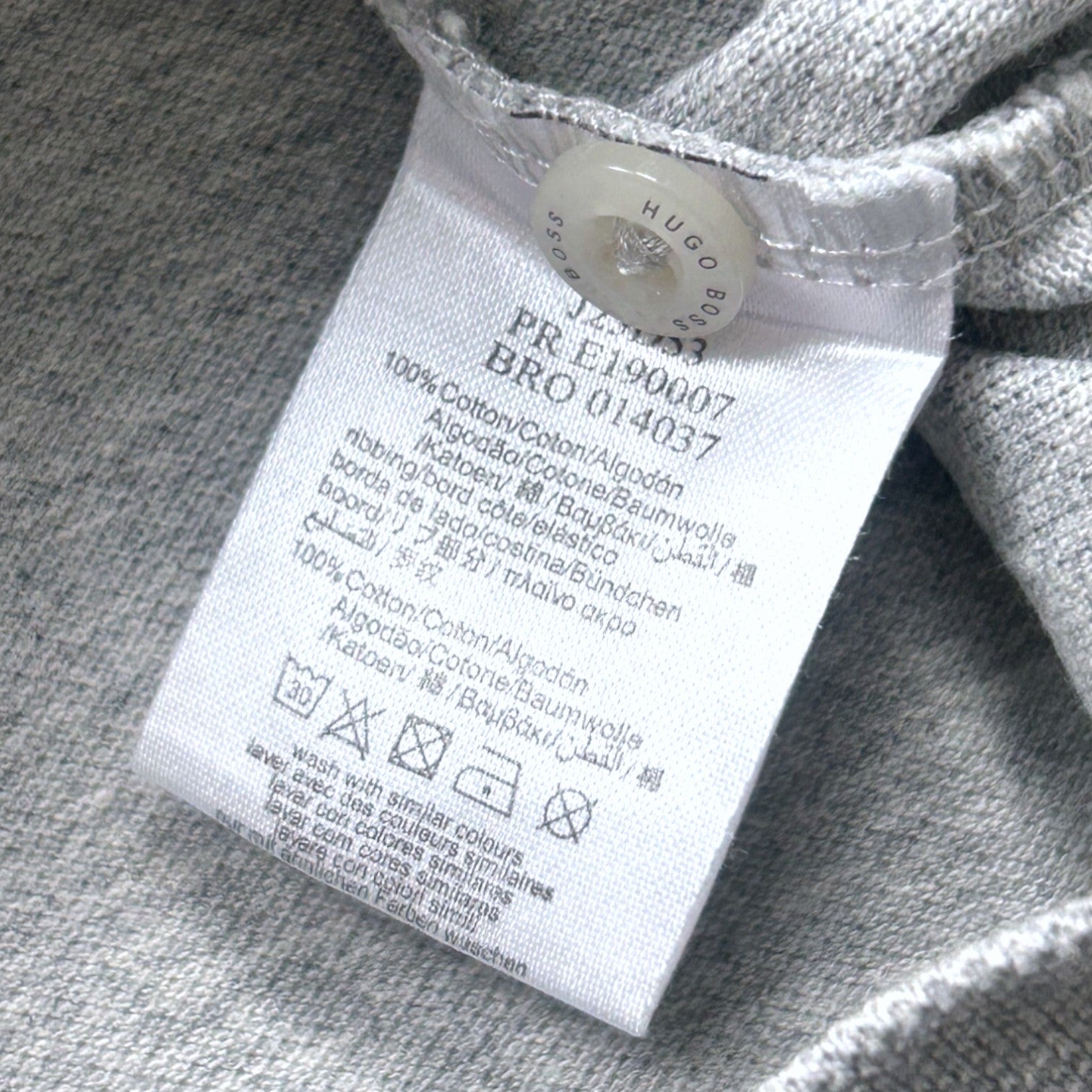 BOSS - Graues Poloshirt - 6 Jahre