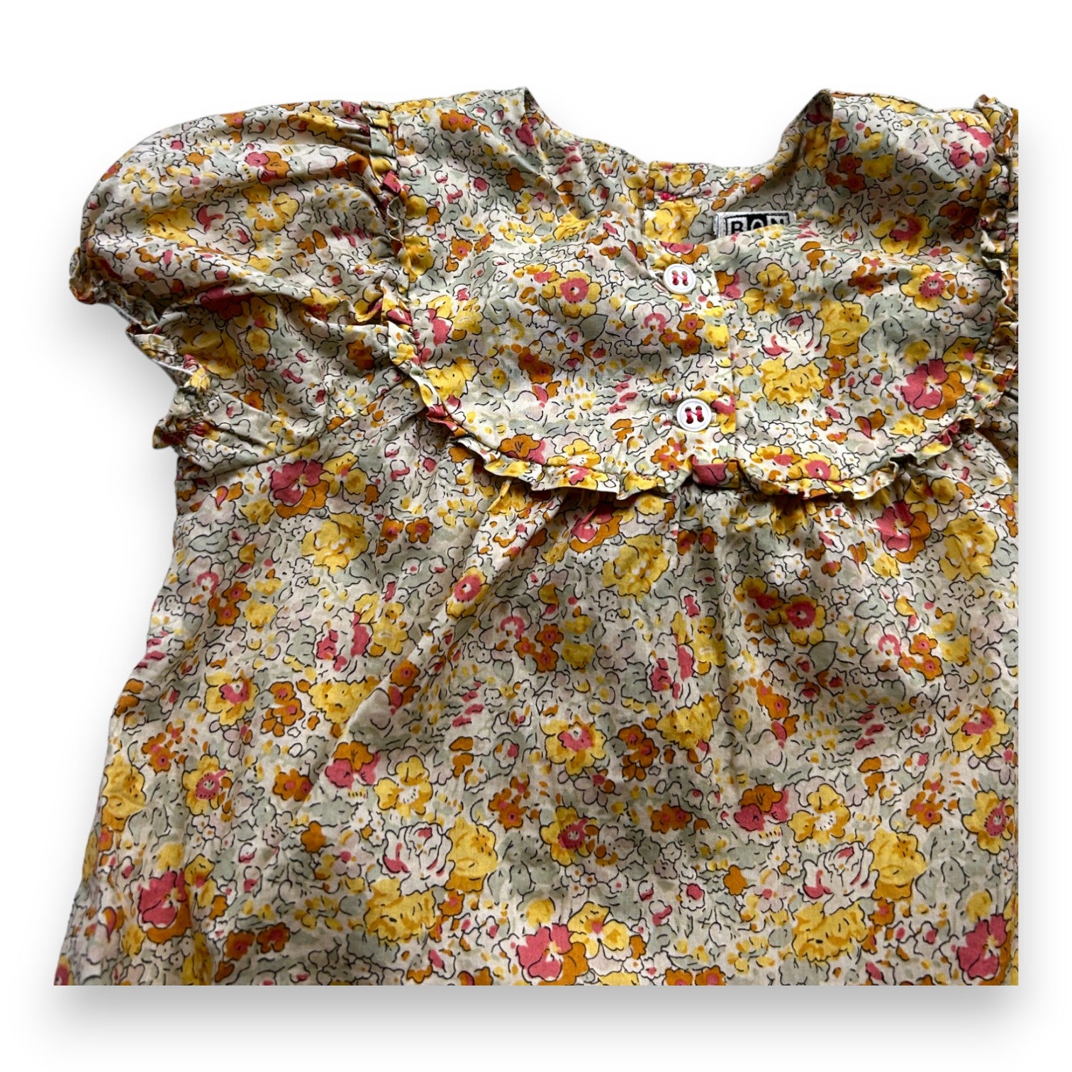 BONTON - Jumpsuit mit Blumenmuster - 18 Monate