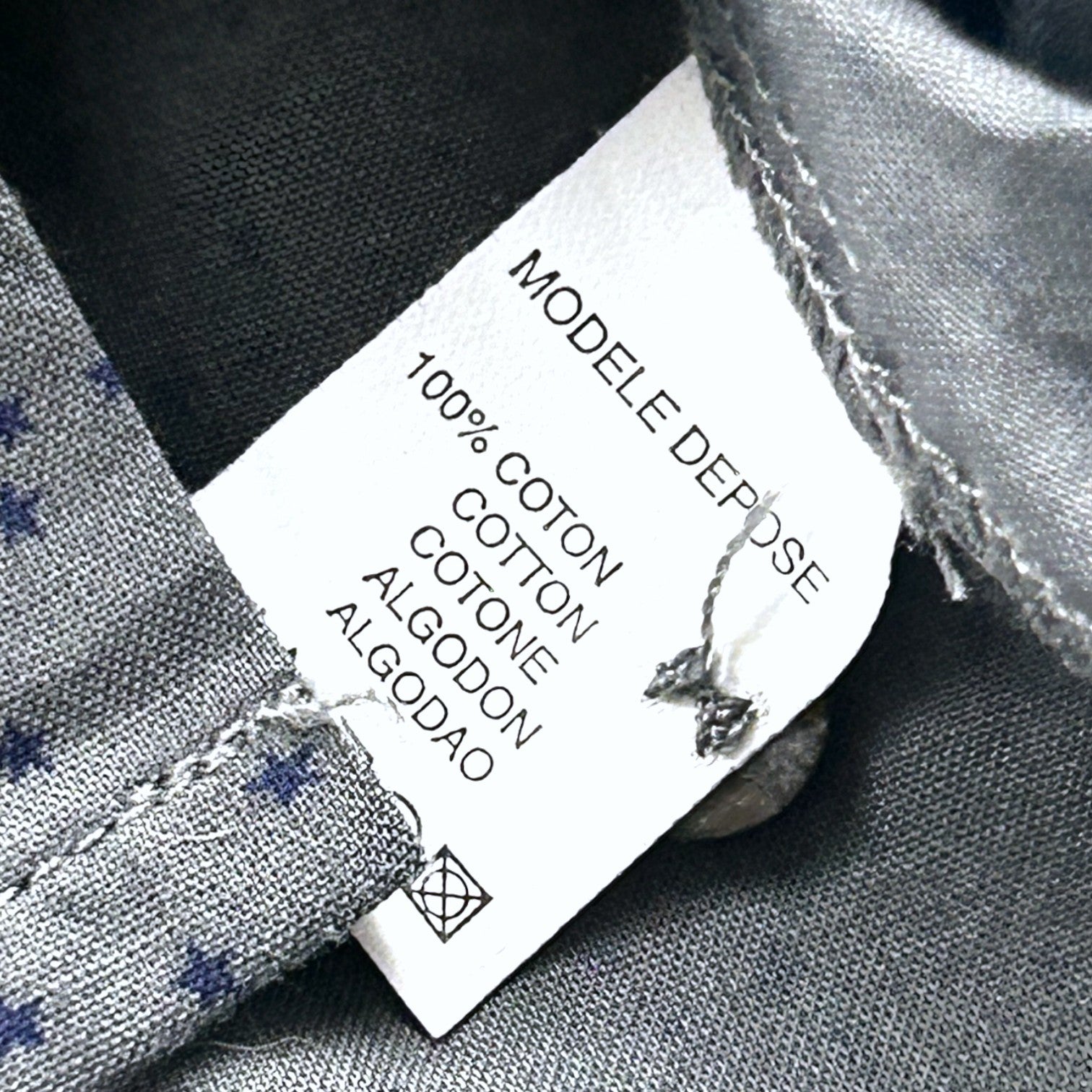 BONPOINT - Graues Hemd mit Sternen - 12 Jahre