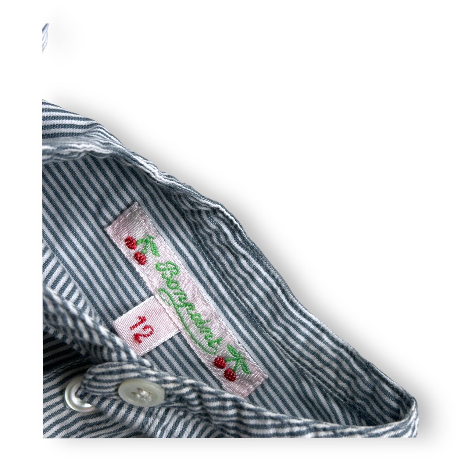 BONPOINT - Chemise à rayures - 12 mois