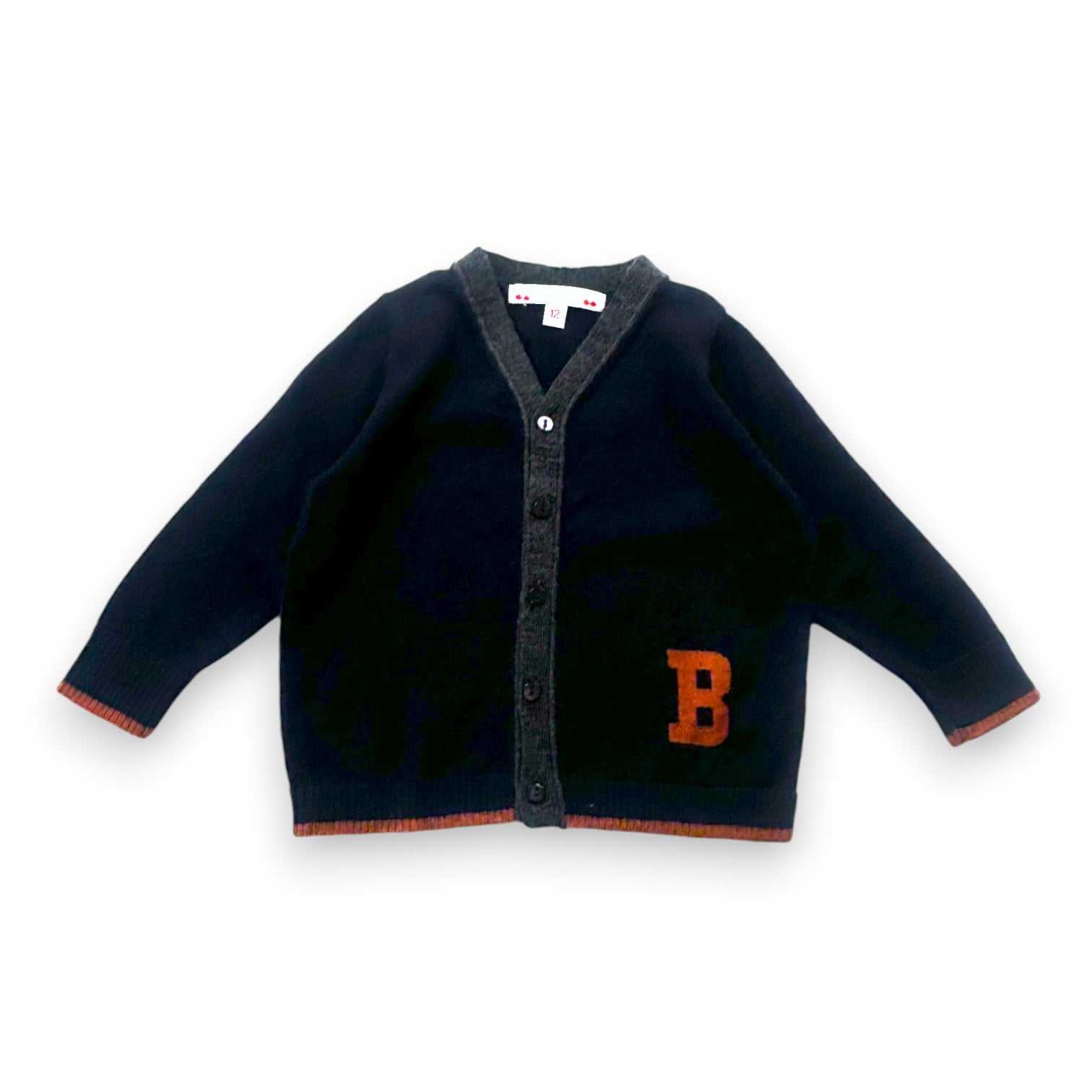 BONPOINT - Cardigan bleu - 12 mois