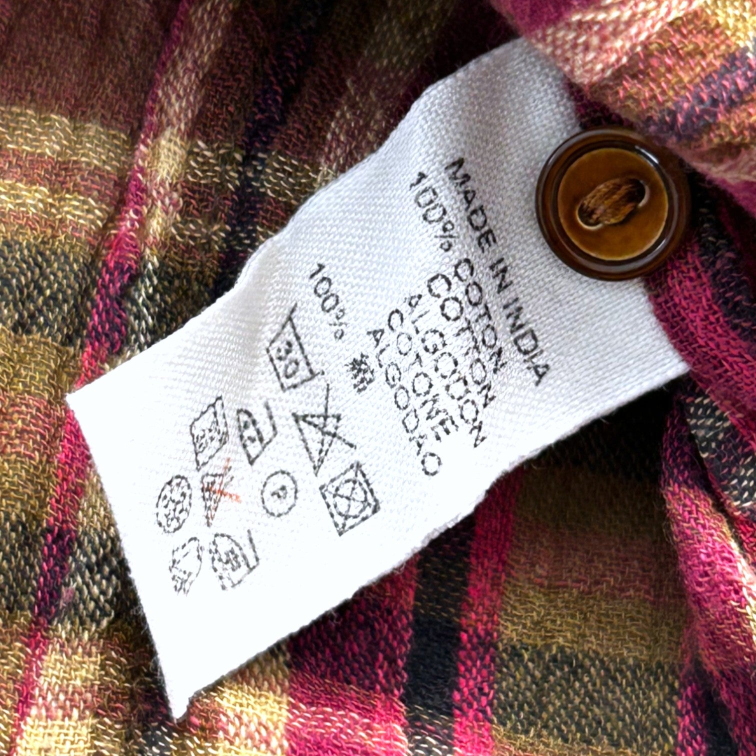 BONPOINT - Pink checked shirt - 4 years