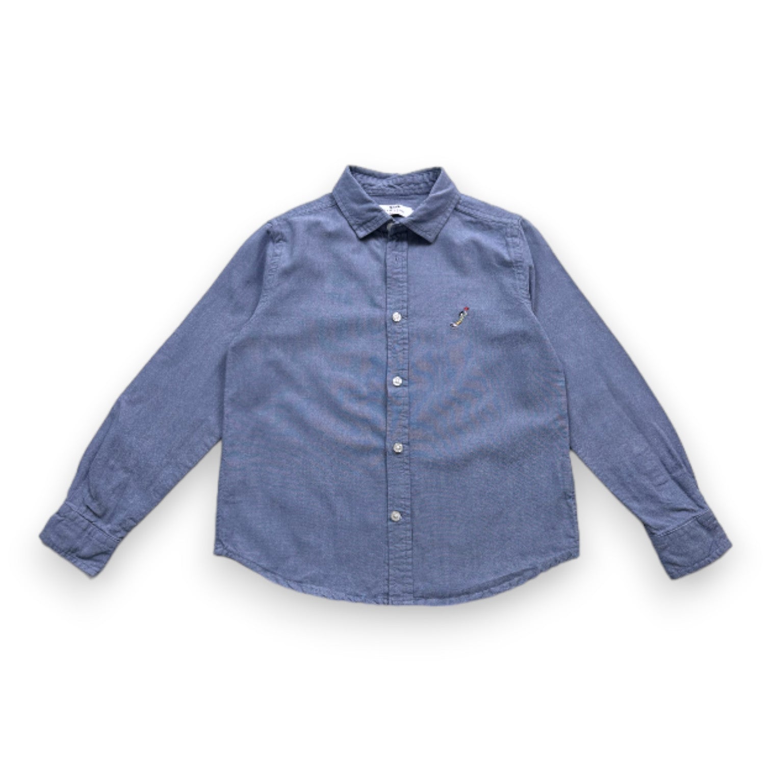 CYRILLUS - Blue long-sleeved shirt - 8 years