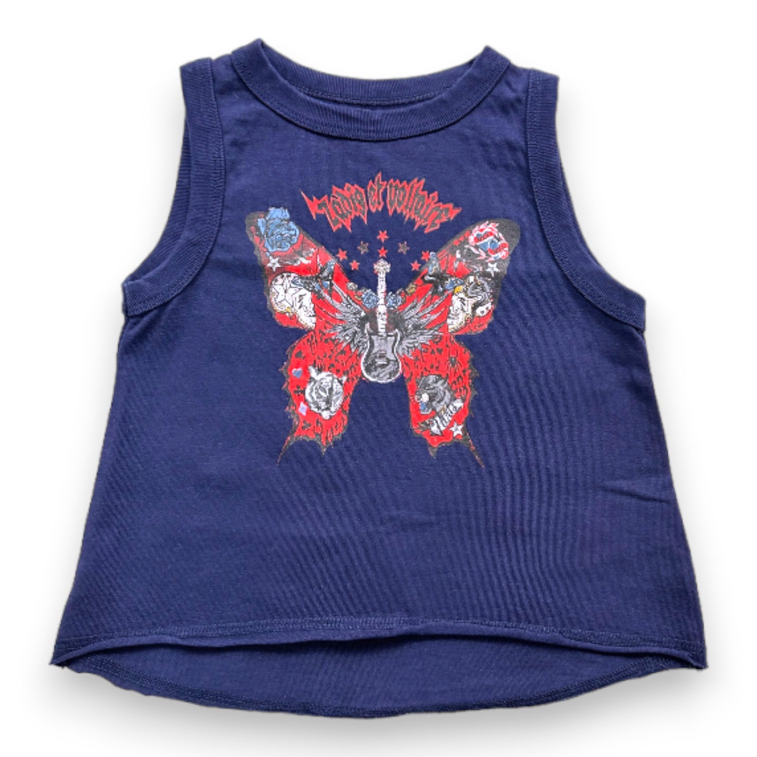 ZADIG &amp; VOLTAIRE - Marineblaues Tanktop mit Aufdruck - 6 Jahre