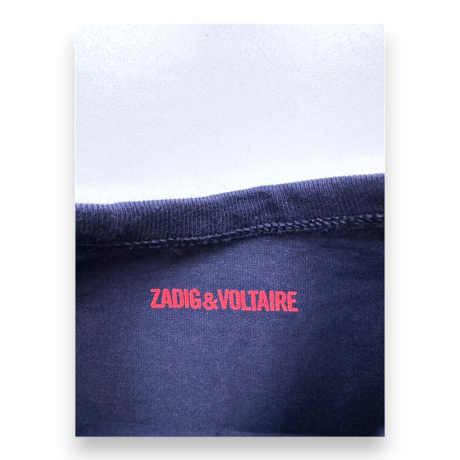 ZADIG & VOLTAIRE - Débardeur bleu marine avec imprimé - 6 ans