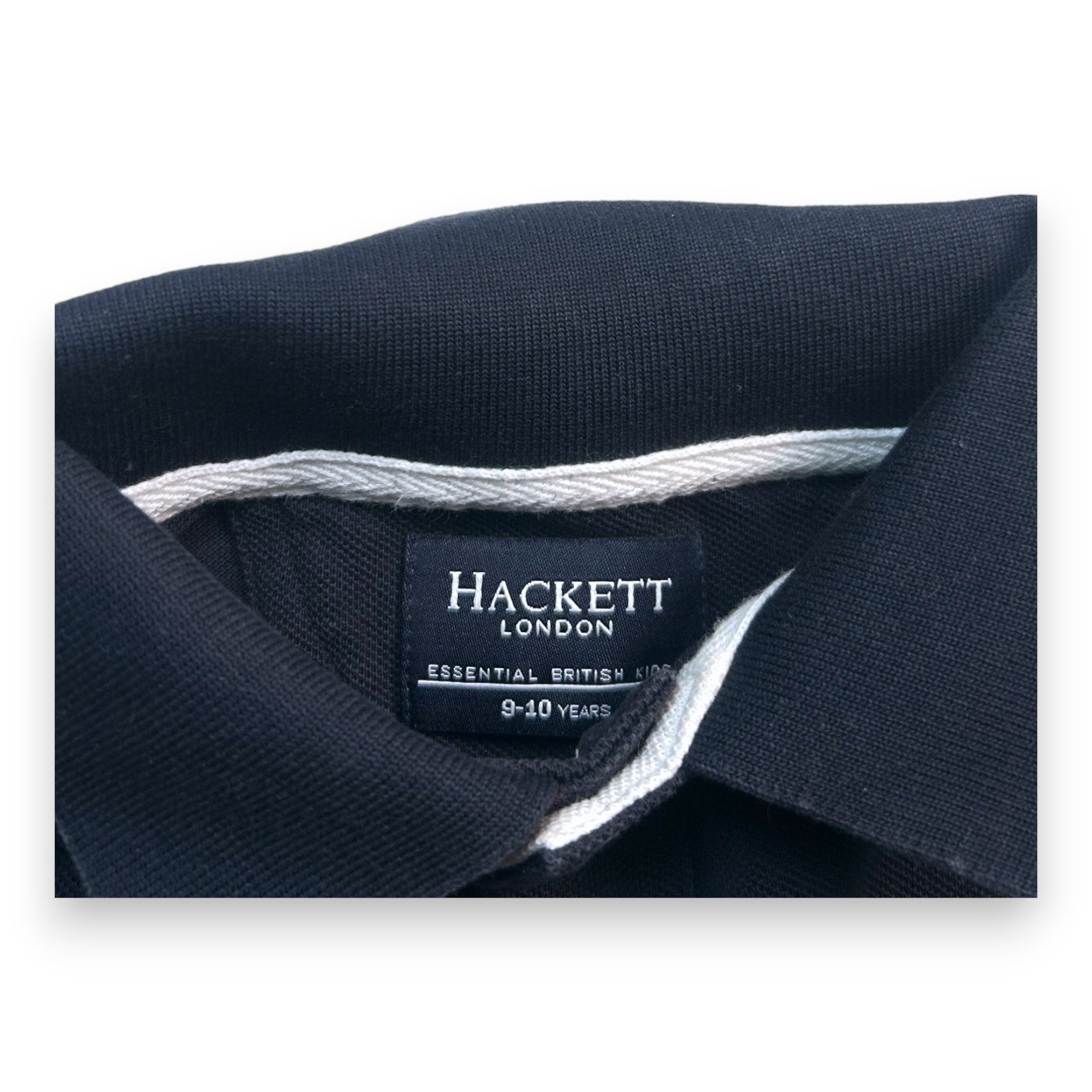 HACKETT - Polo bleu - 9/10 ans