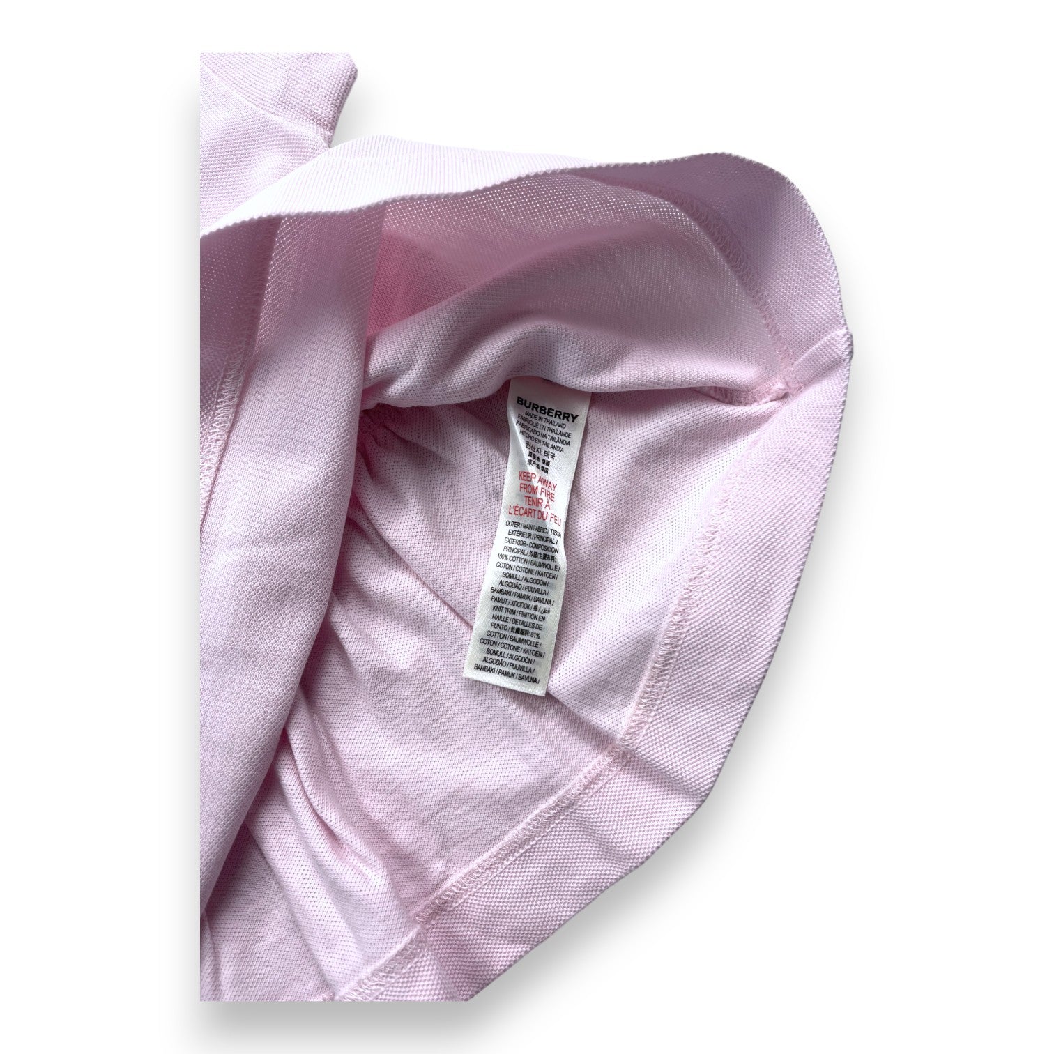 BURBERRY - Ensemble rose robe bloomer - 3 mois