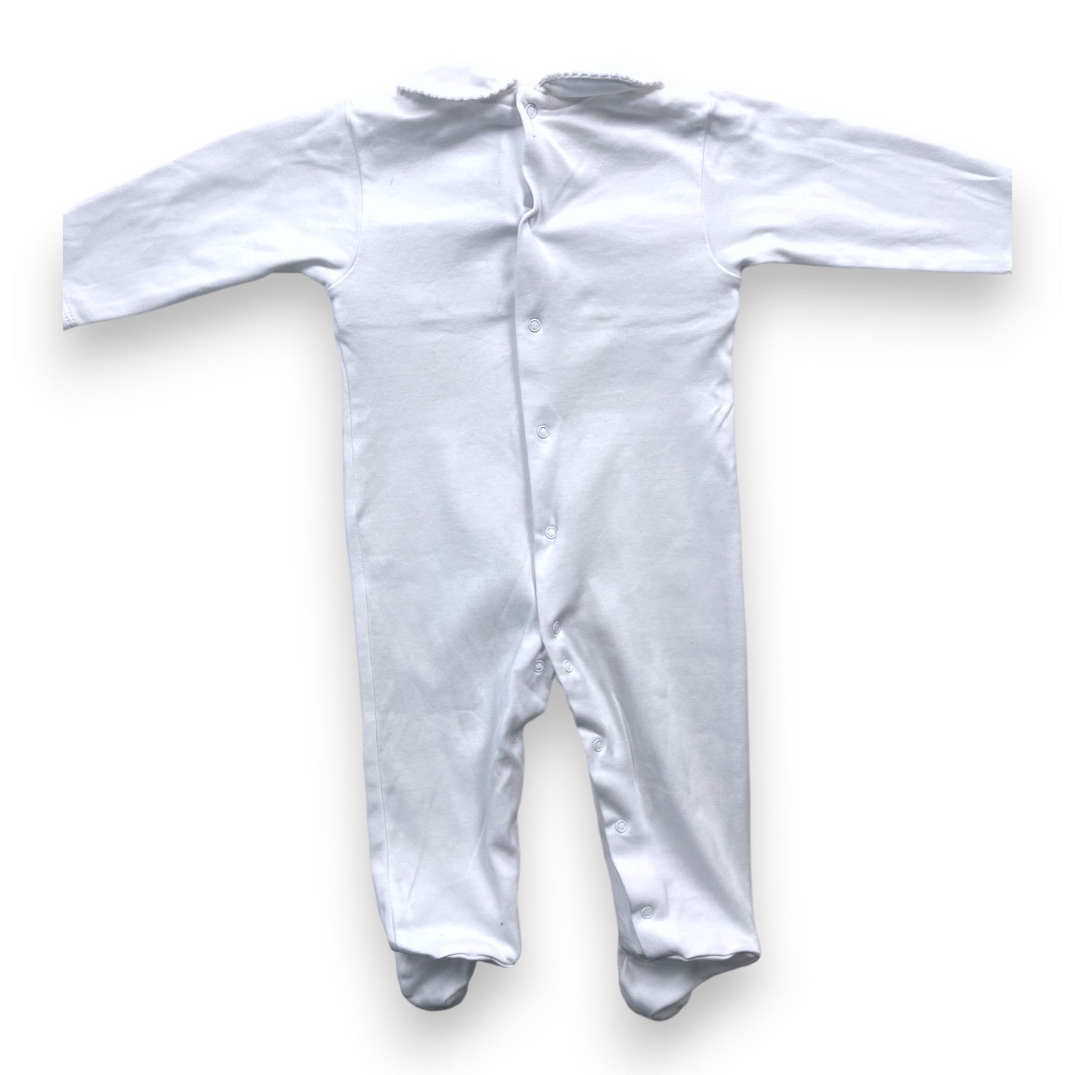 LITTLE ALICE - Pyjama blanc à détails - 6/9 mois