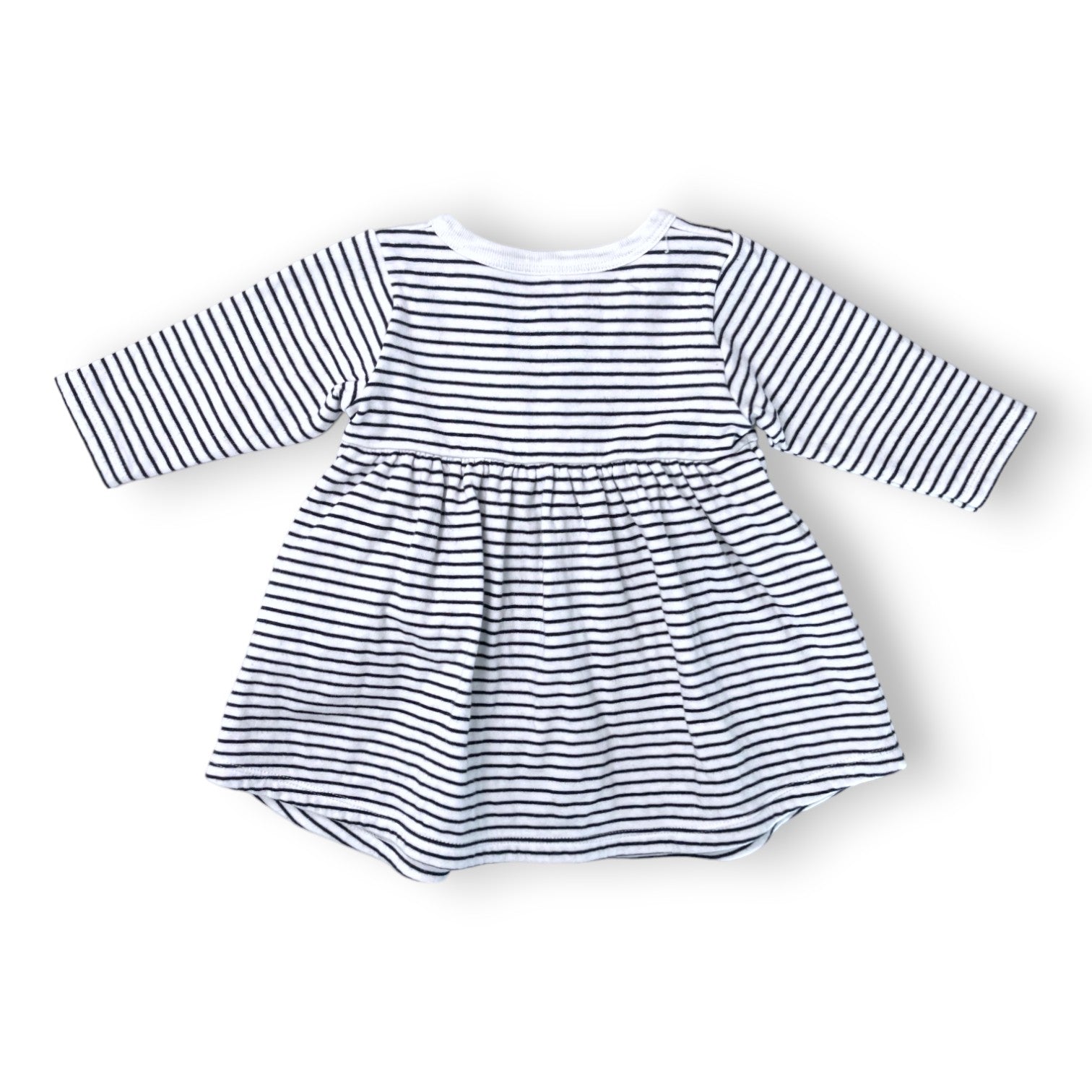 PETIT BATEAU - Striped dress - 6 months