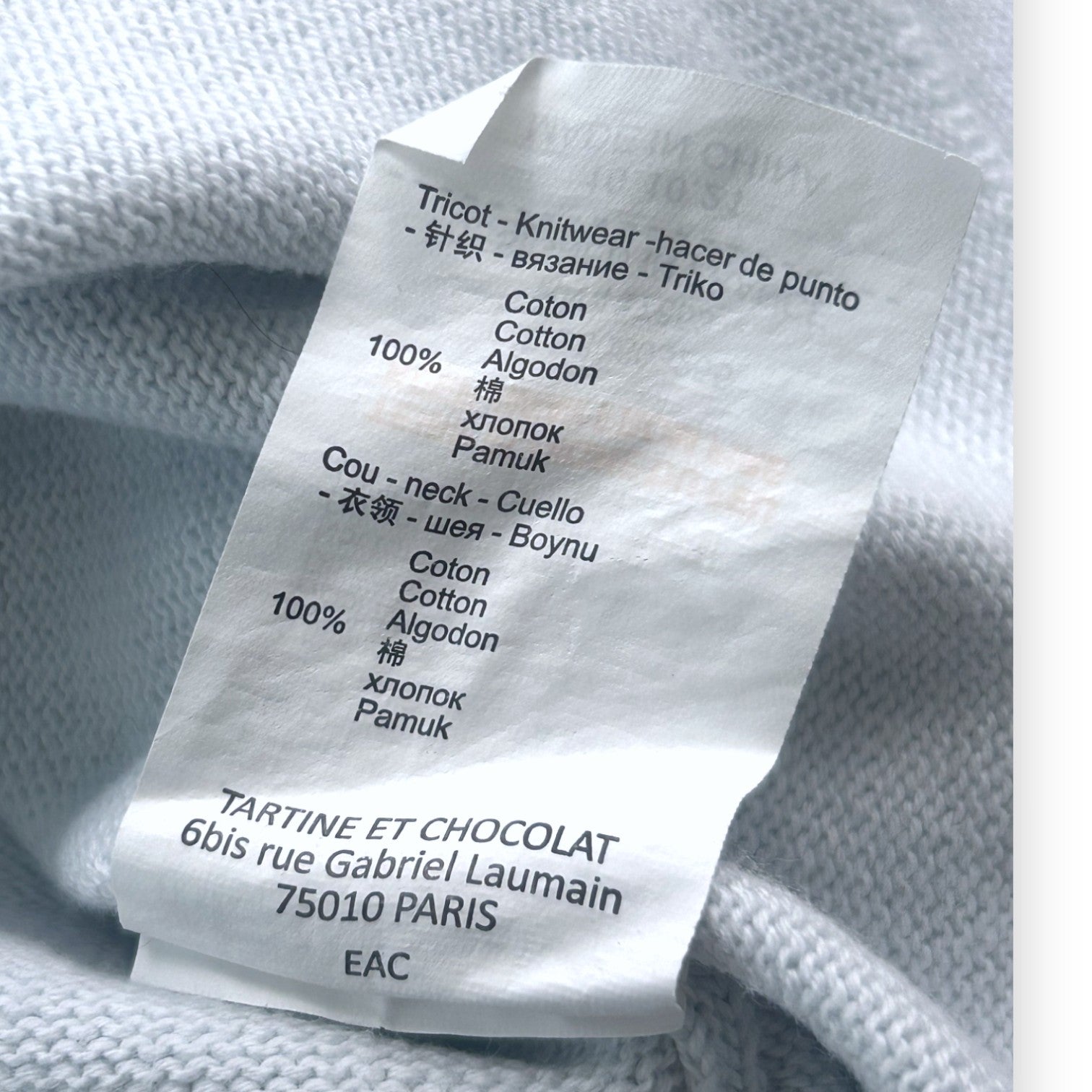 TARTINE ET CHOCOLAT - Ensemble bleu - 3 mois