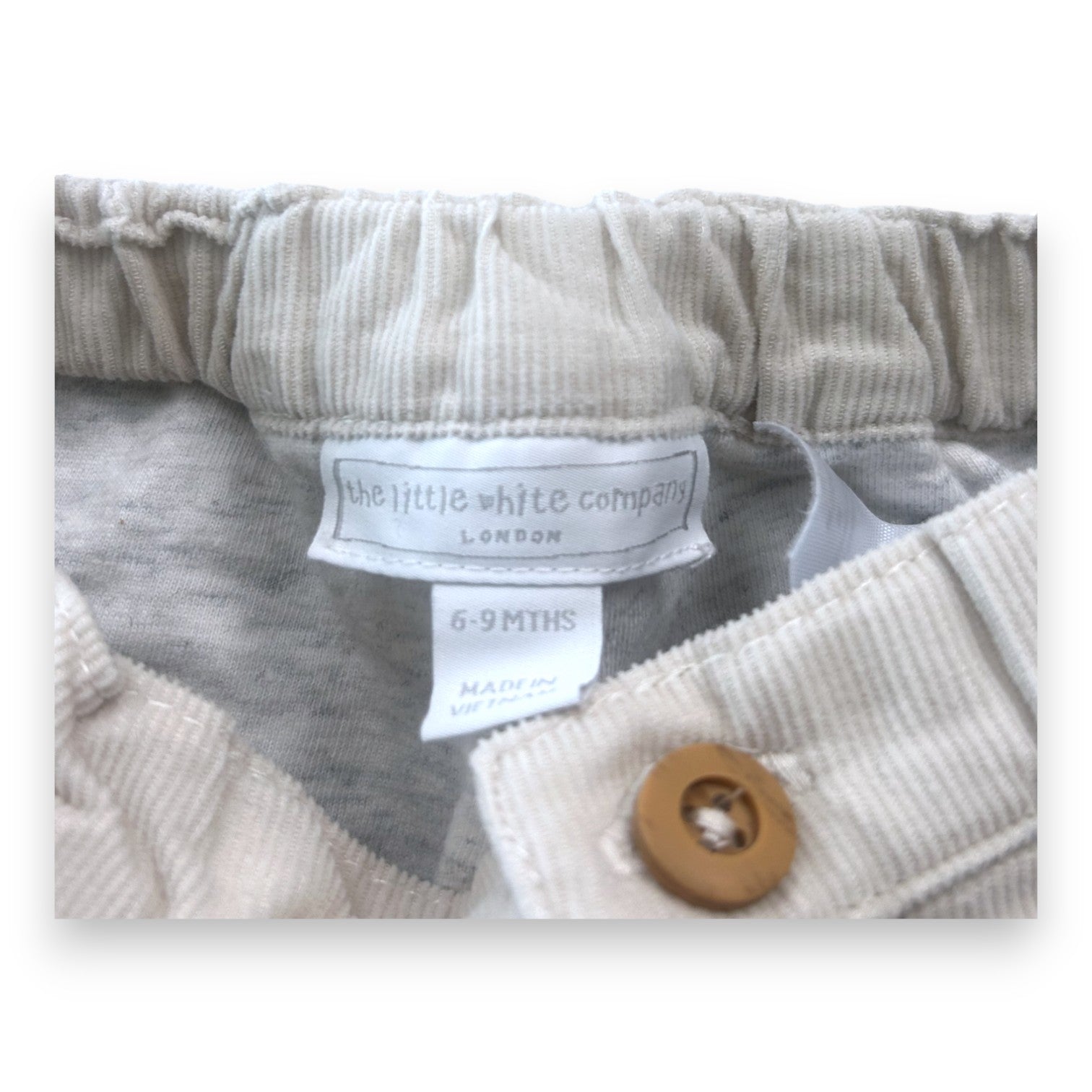 THE LITTLE WHHITE COMPANY - Pantalon beige - 6/9 mois