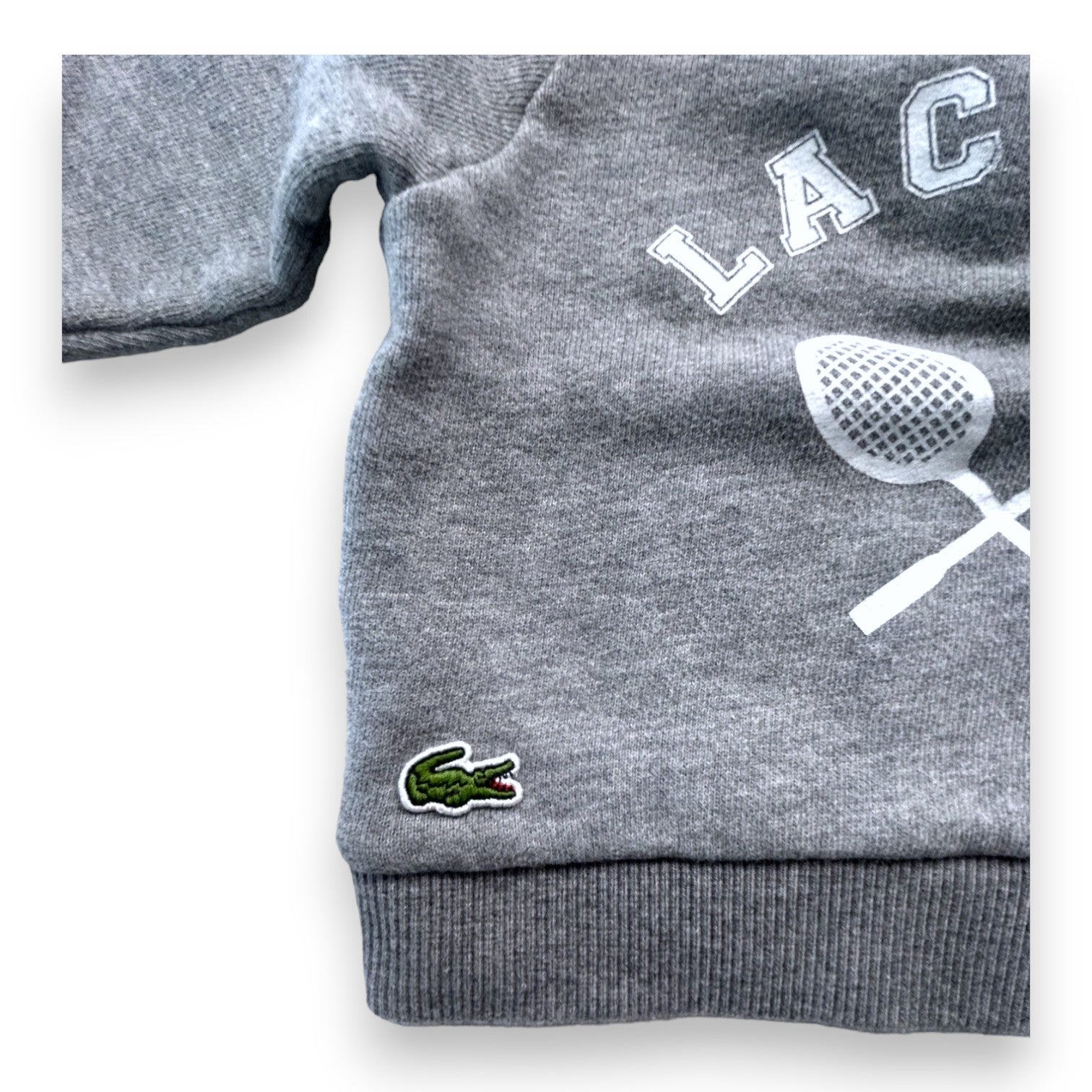 LACOSTE - Pull gris - 6 mois