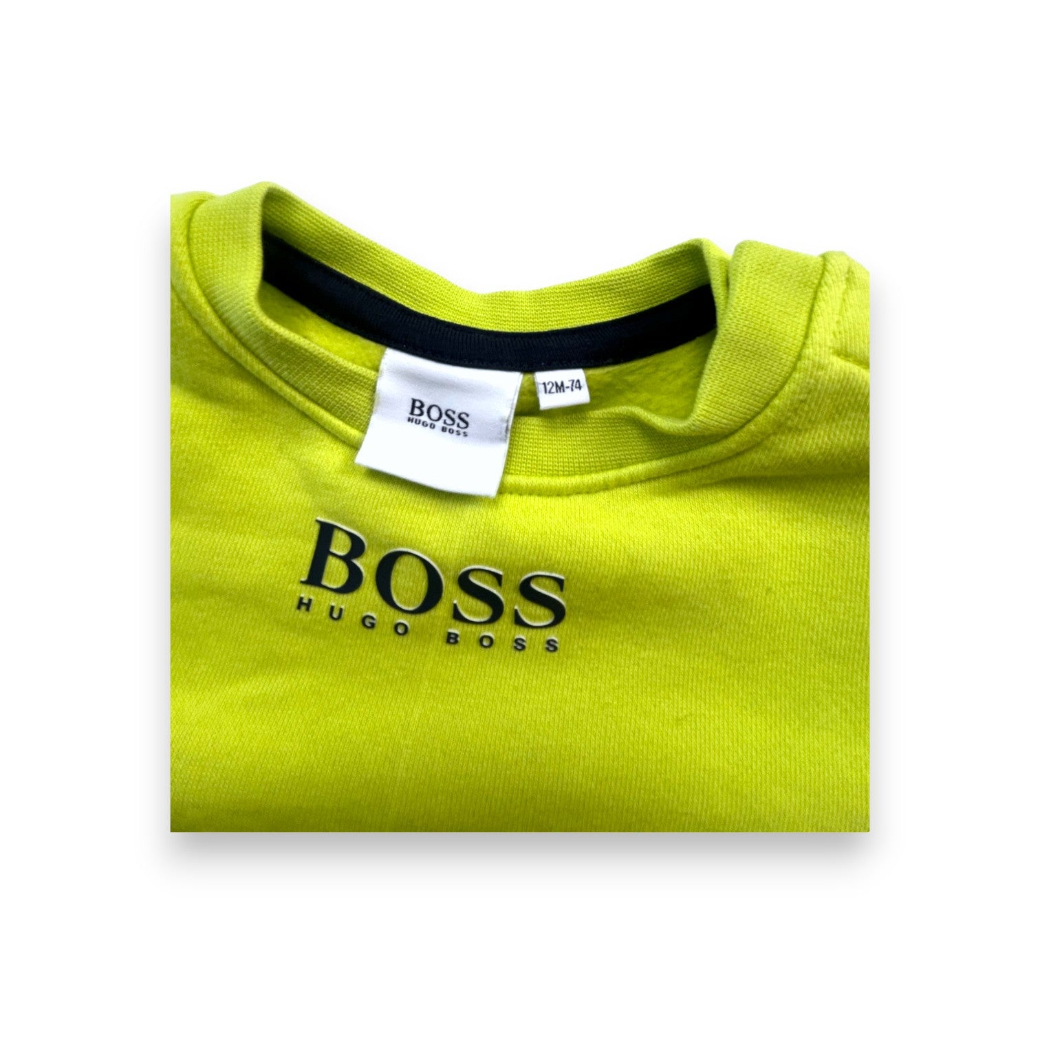 HUGO BOSS - T-shirt à manches longues imprimé logo - 12 mois