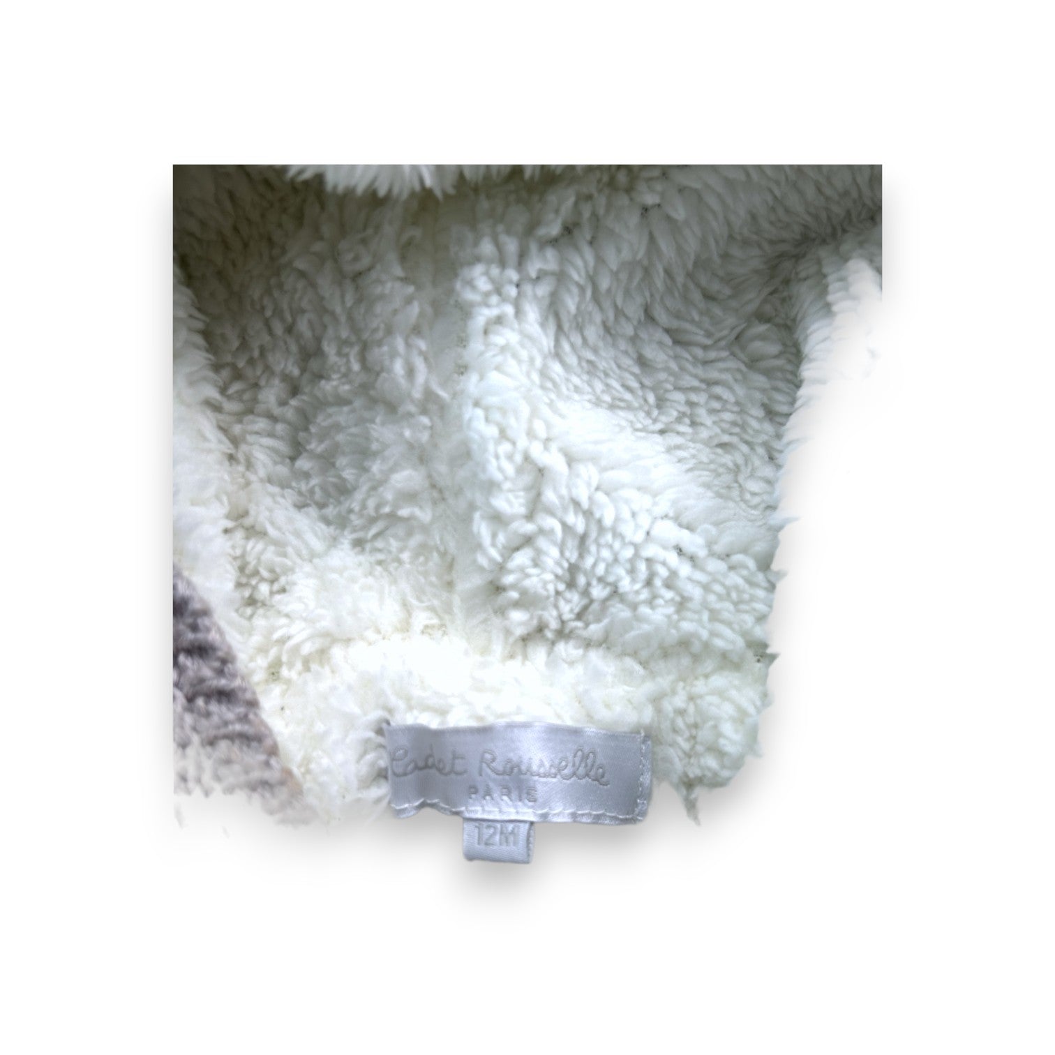 CADET ROUSSELLE - Veste droite Matrio tricot en laine - 12 mois