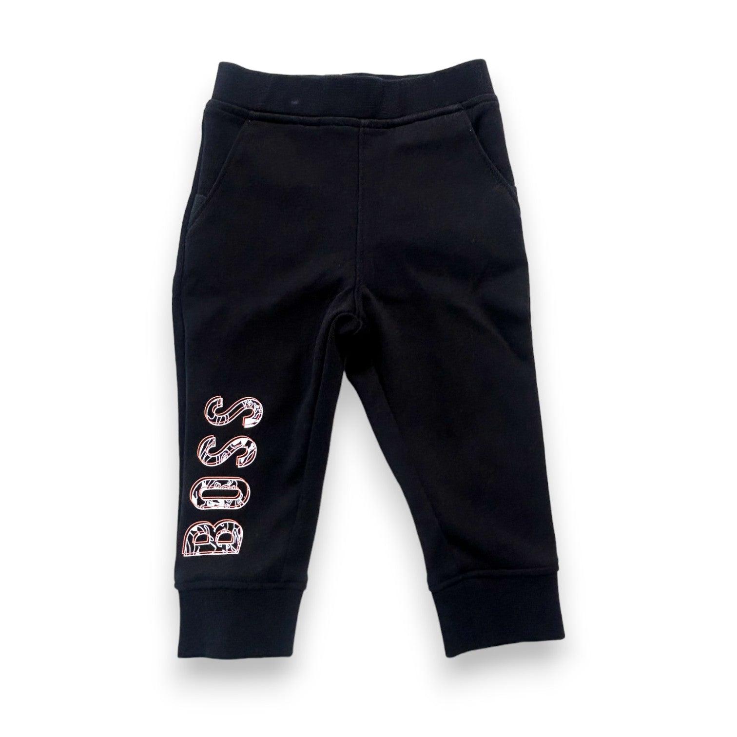 HUGO BOSS - Pantalon jogging noir - 12 mois