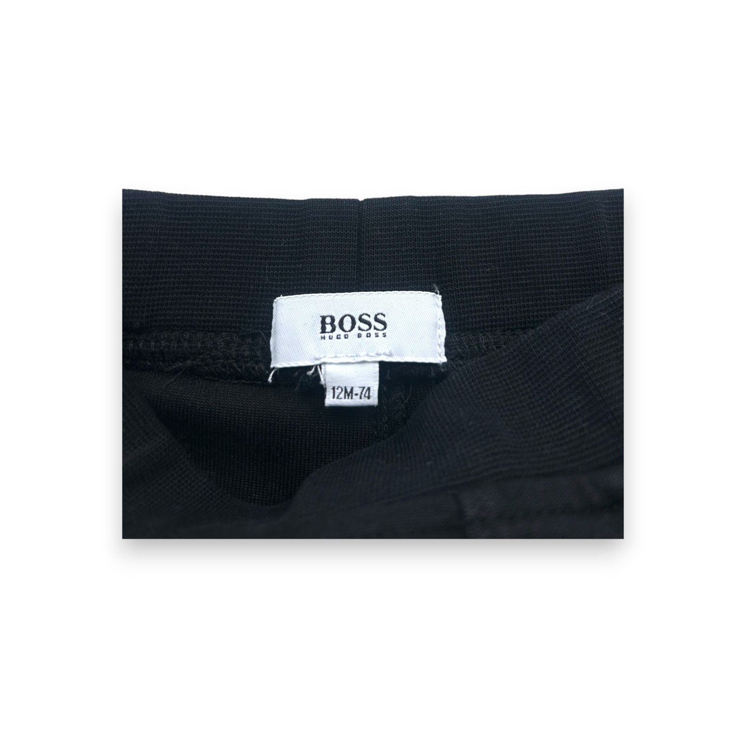 HUGO BOSS - Black jogging pants - 12 months