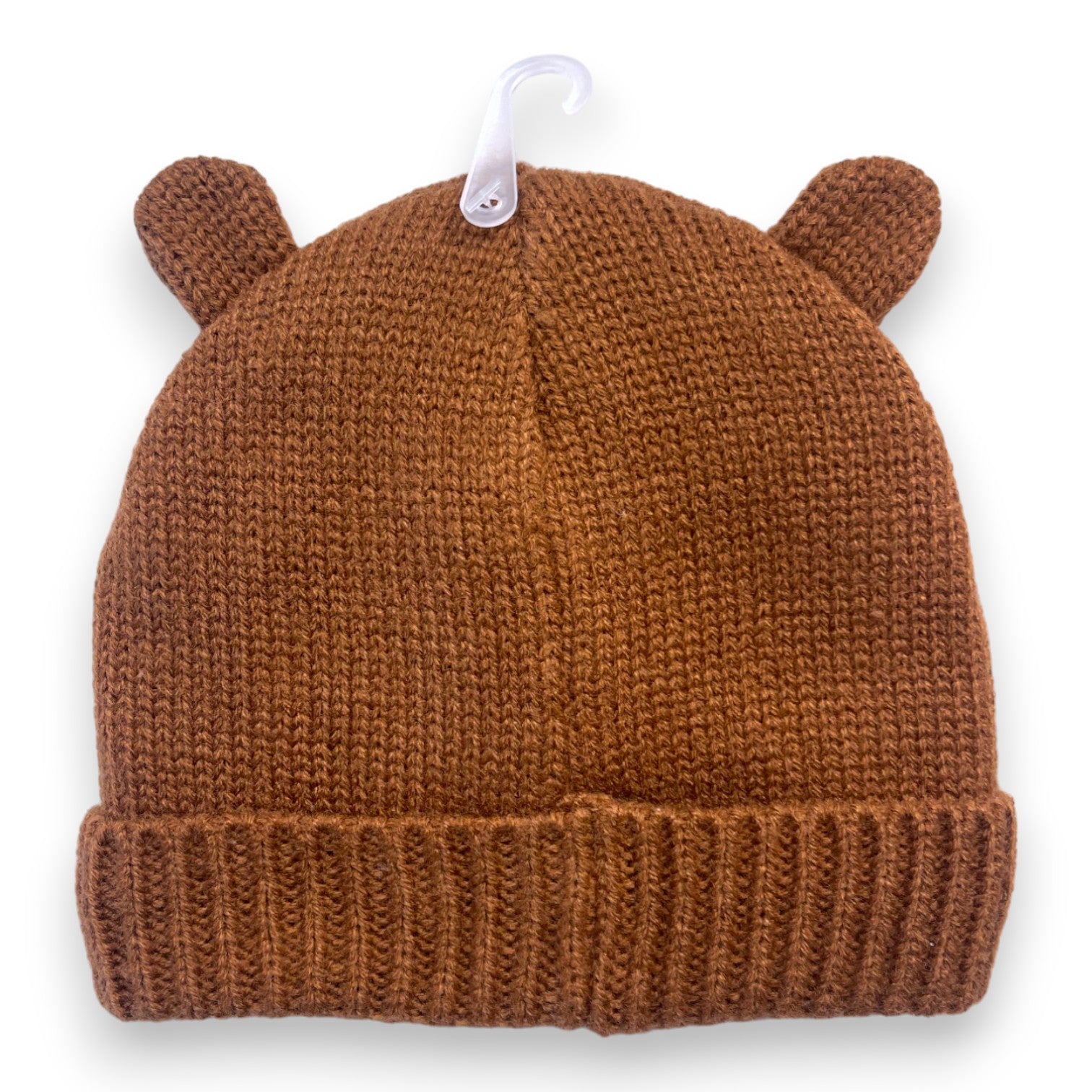 MANOR - Brown teddy bear hat (new) - 6/12 months