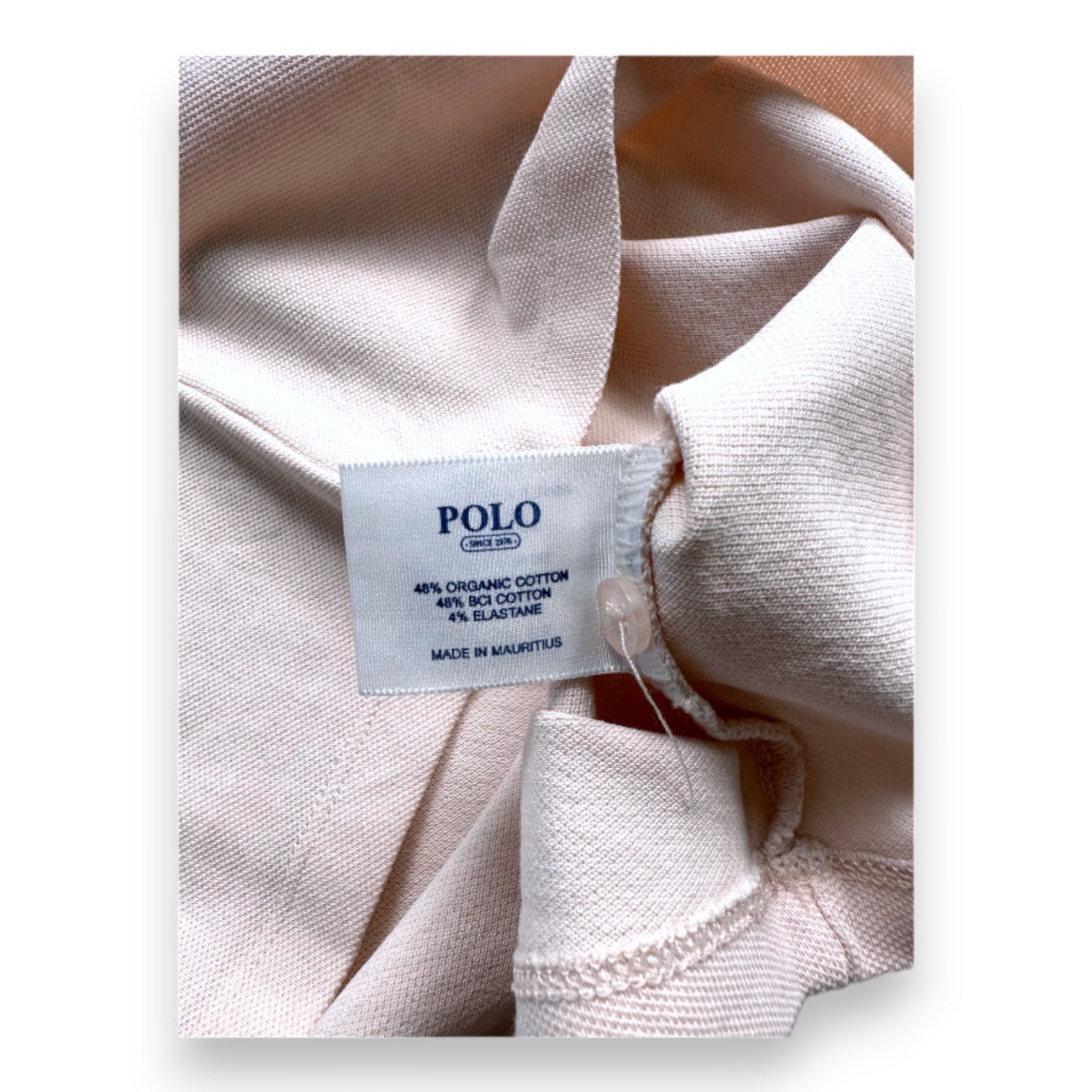 POLO - Pink short-sleeved polo dress - 7 years