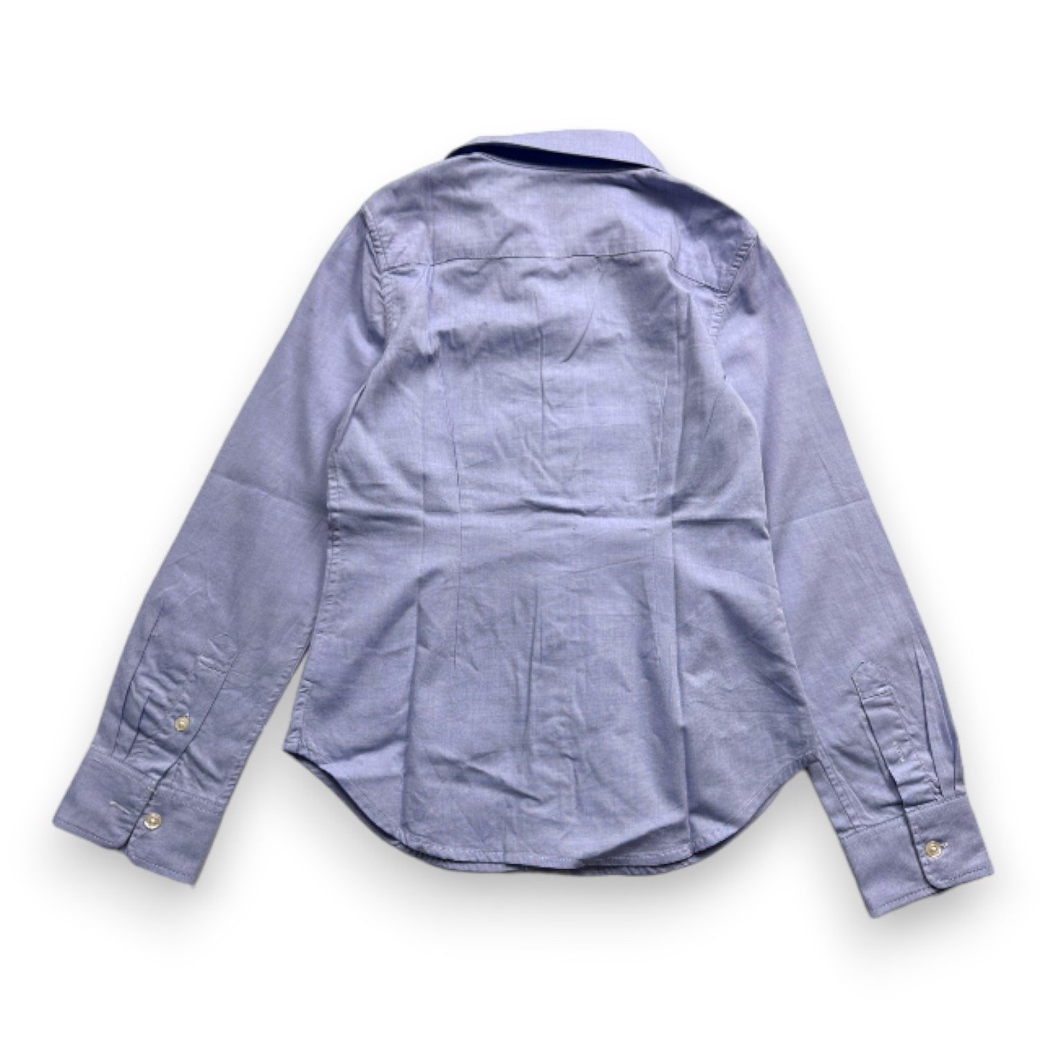 RALPH LAUREN - Blue long-sleeved shirt - 7 years