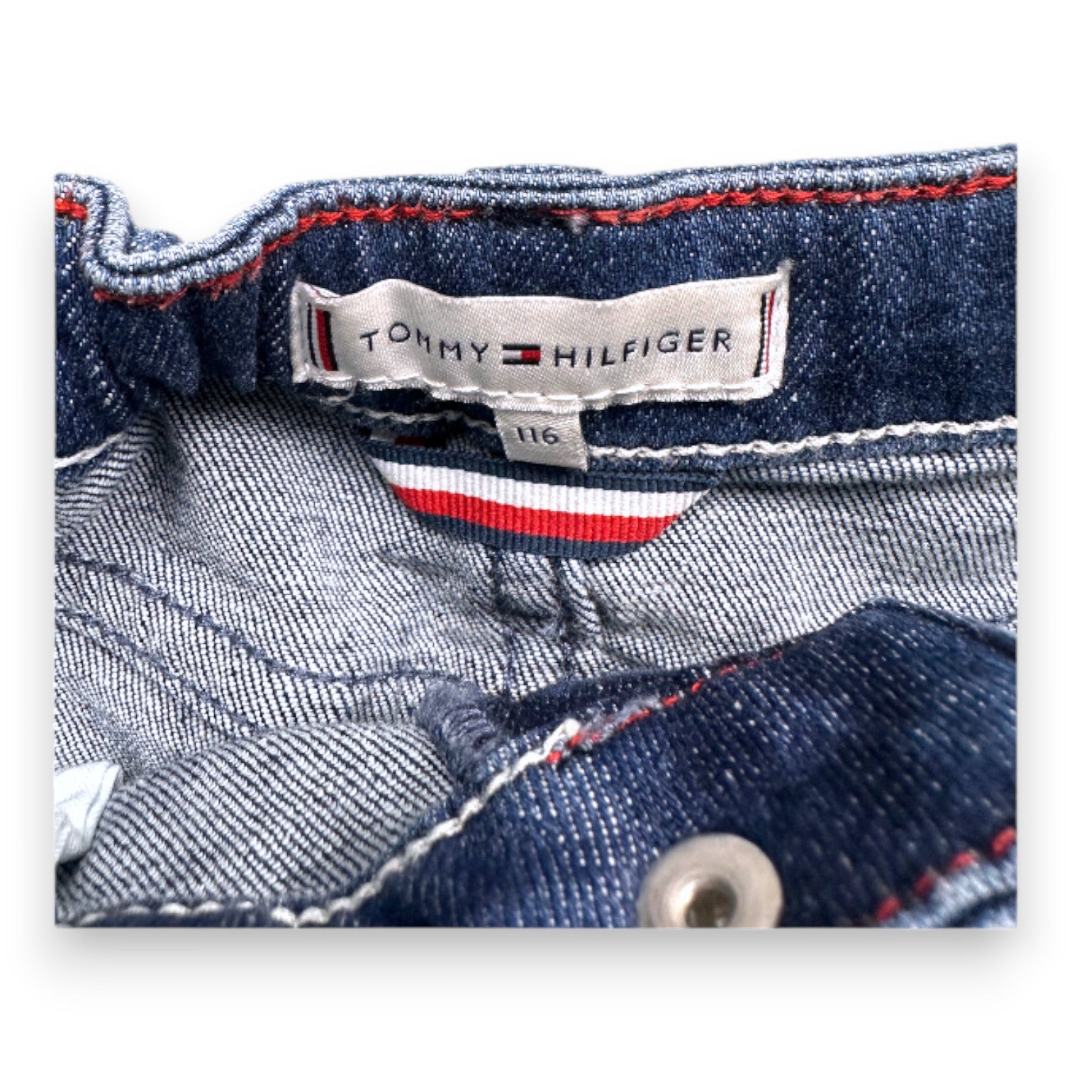 TOMMY HILFIGER - Jupe en jean bleue - 6 ans