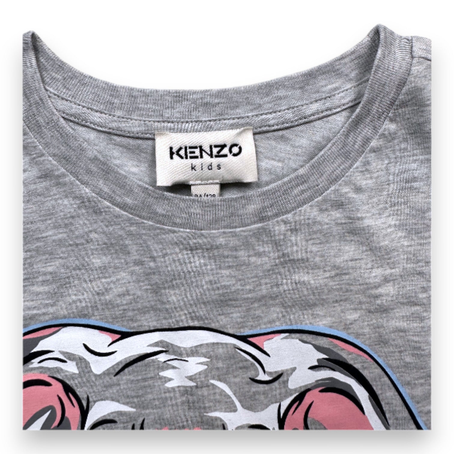 KENZO - Robe grise avec logo Kenzo - 8 ans