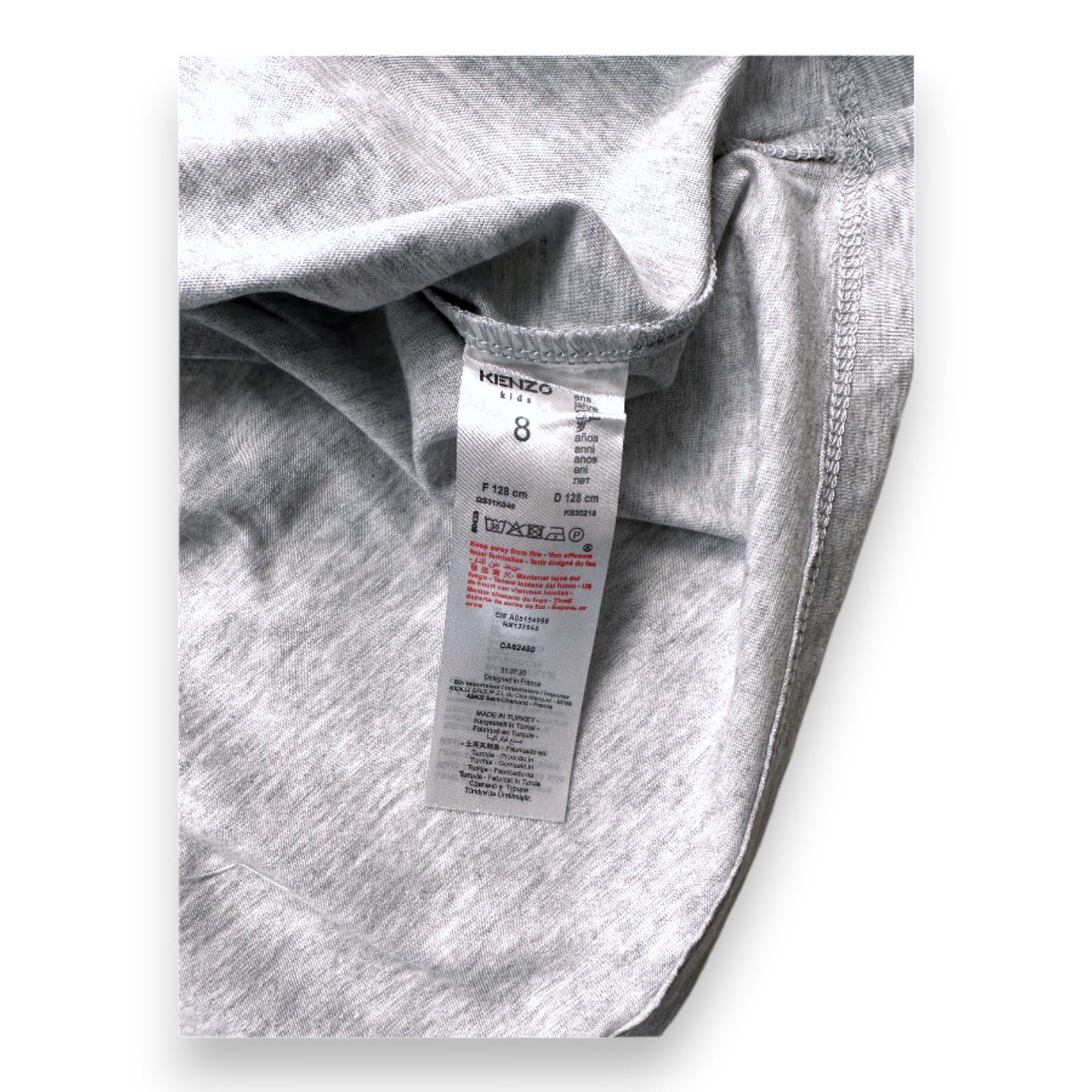 KENZO - Grey dress with Kenzo logo - 8 years