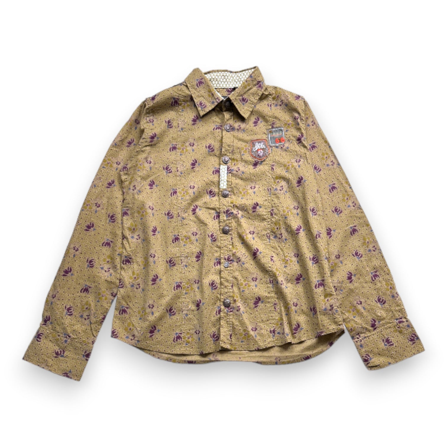 IKKS - Green shirt with prints - 16 years