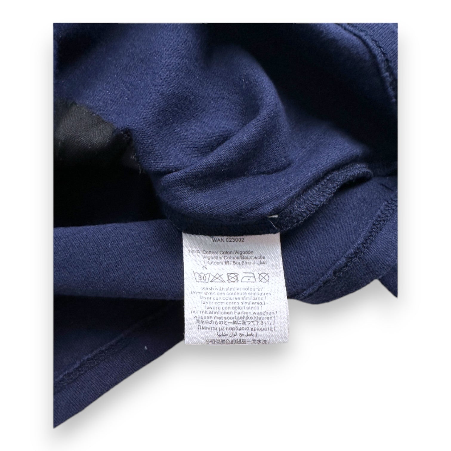 BILLIEBLUSH - Marineblaues Langarm-T-Shirt mit Katzenstickerei - 4 Jahre