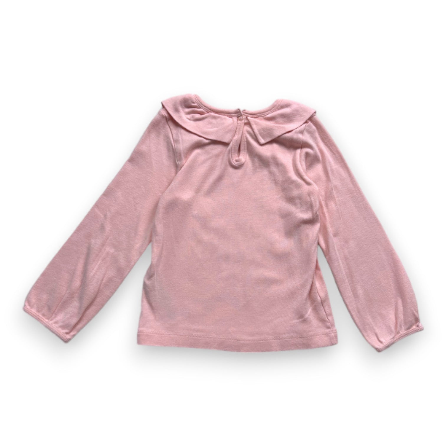 PETIT BATEAU - Rosa Langarm-T-Shirt - 4 Jahre