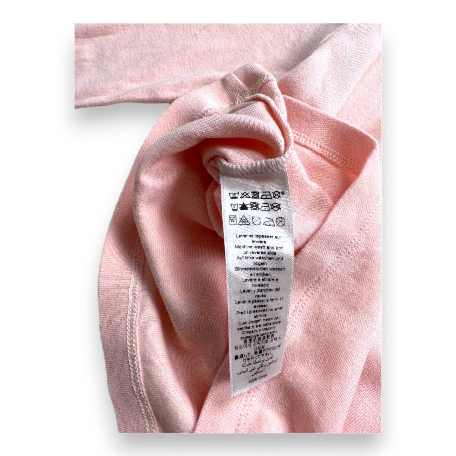 PETIT BATEAU - Pink long-sleeved t-shirt - 4 years