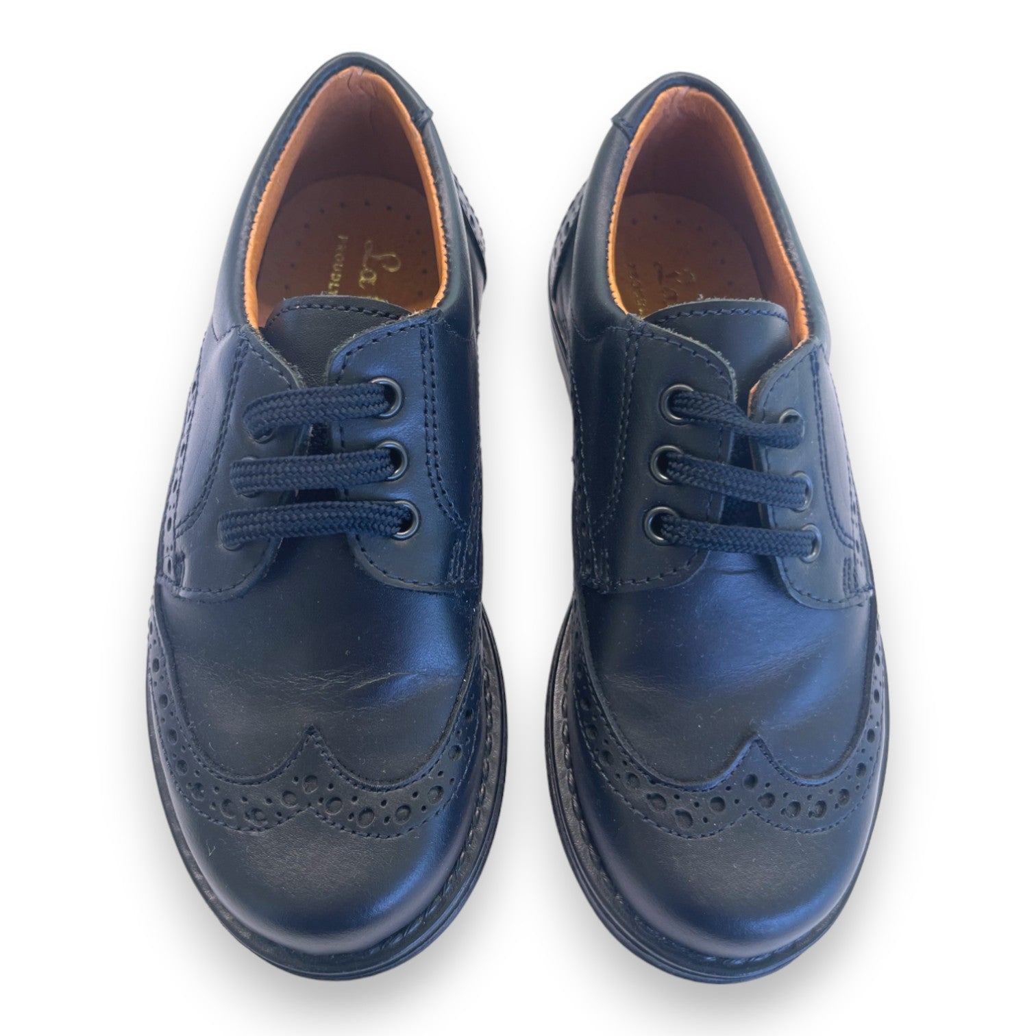 LA COQUETA - Chaussures en cuir bleu marines - 26