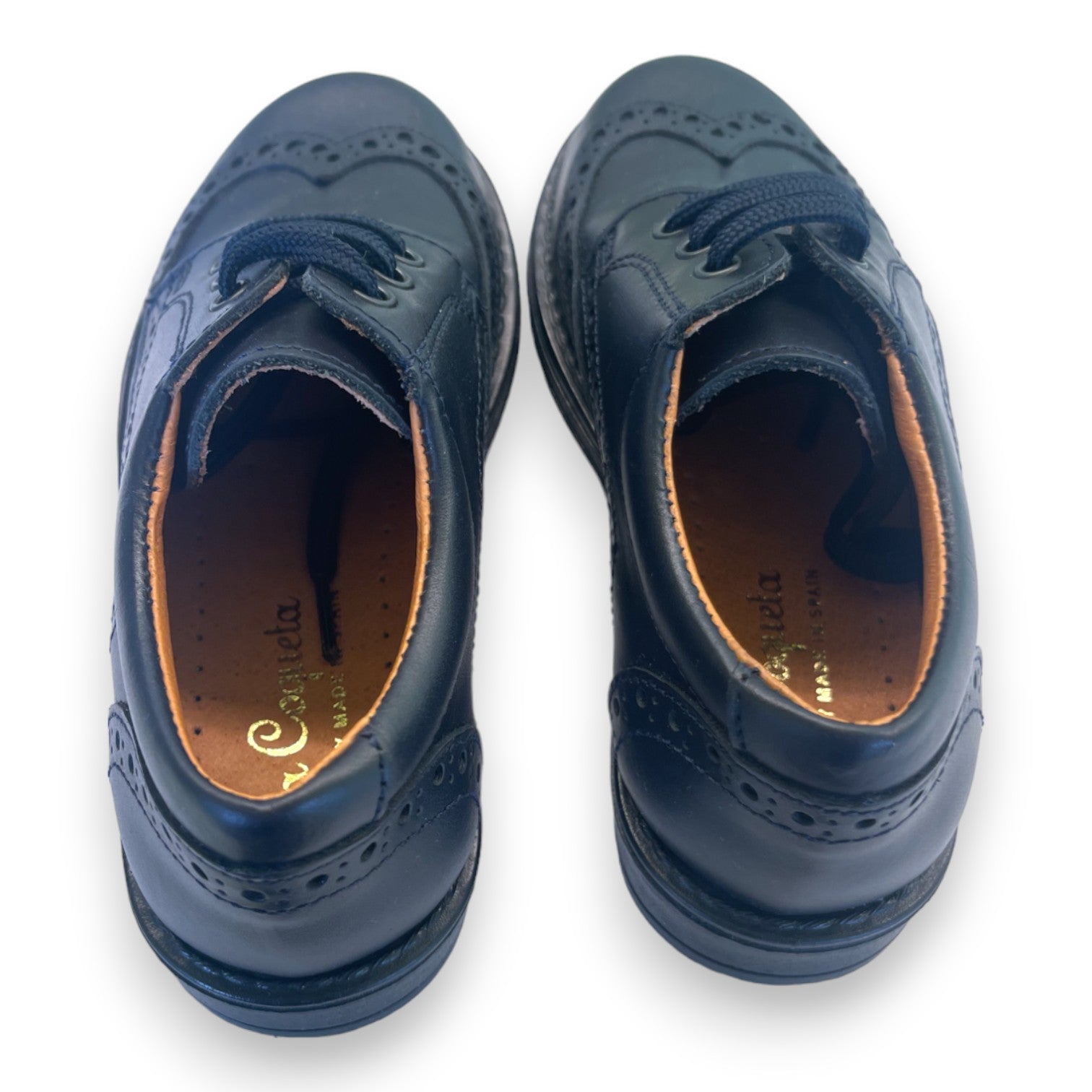 LA COQUETA - Chaussures en cuir bleu marines - 26