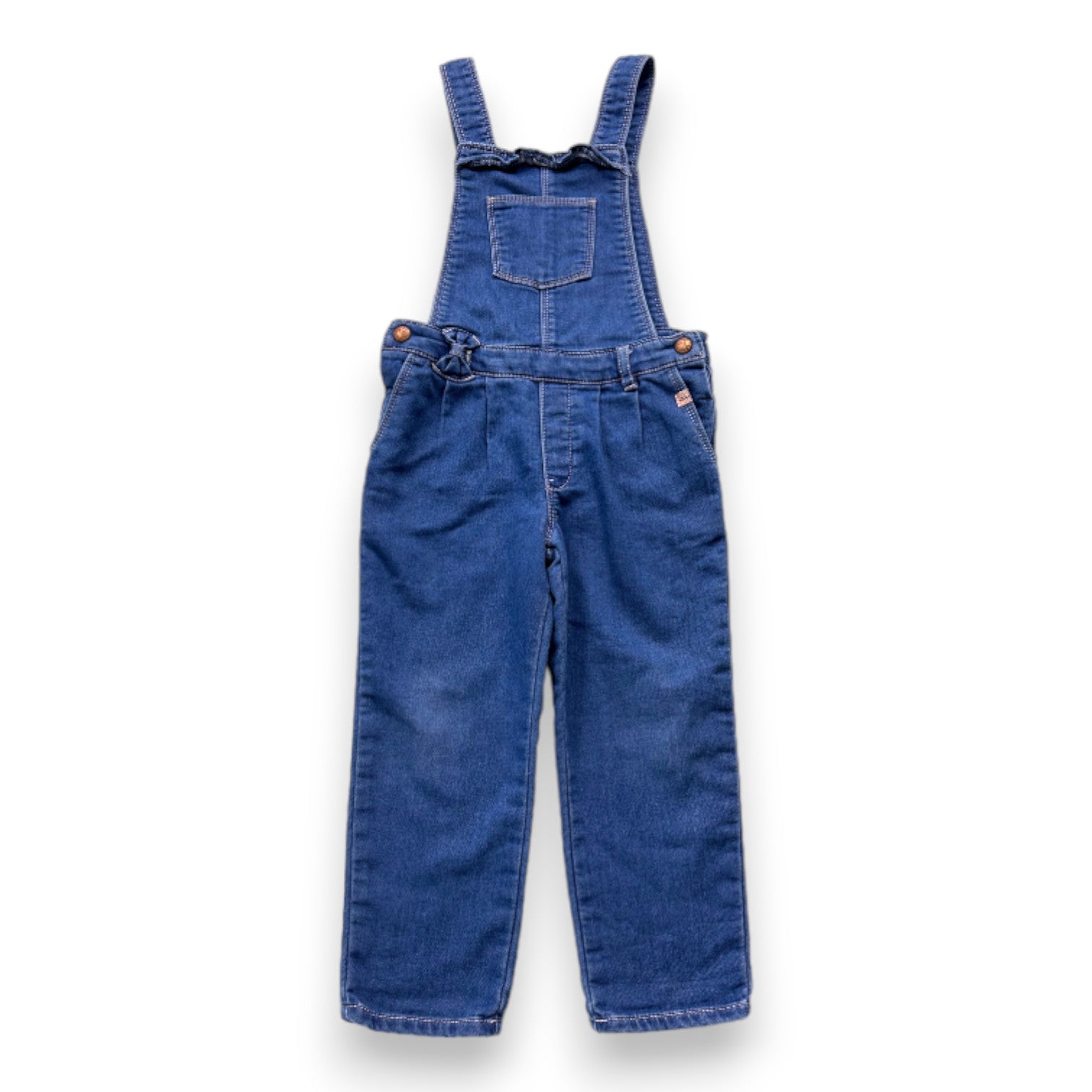 IKKS - blue denim overalls - 3 years