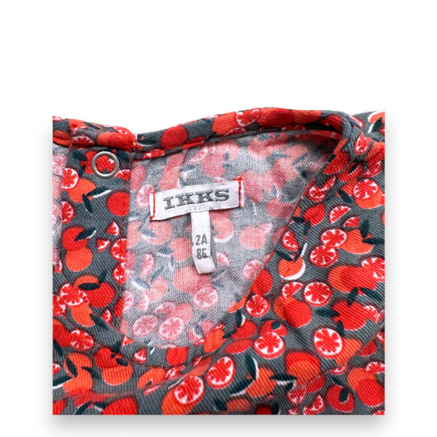 IKKS - Orange and green printed T-shirt - 2 years