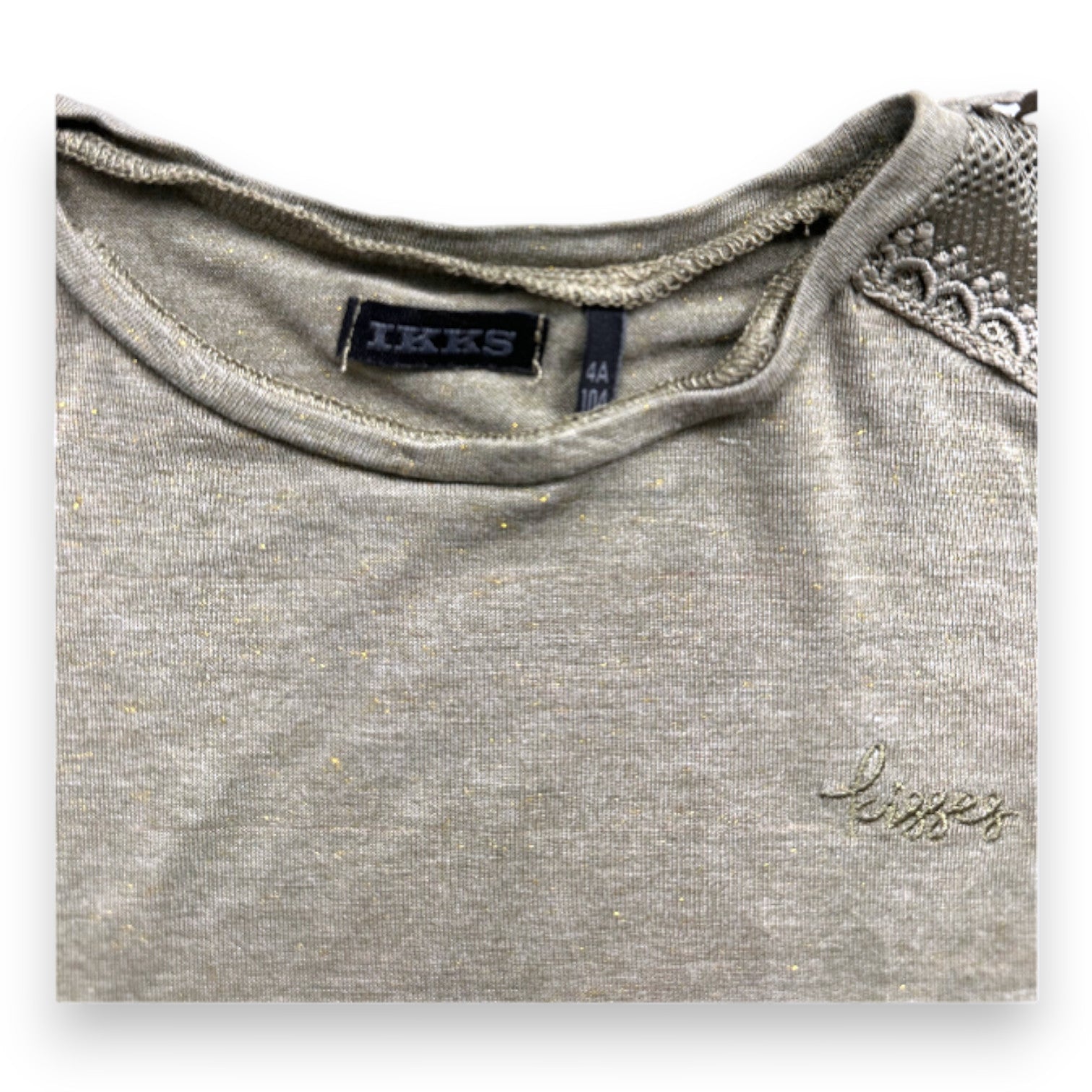 IKKS - Grünes Kurzarm-T-Shirt - 4 Jahre