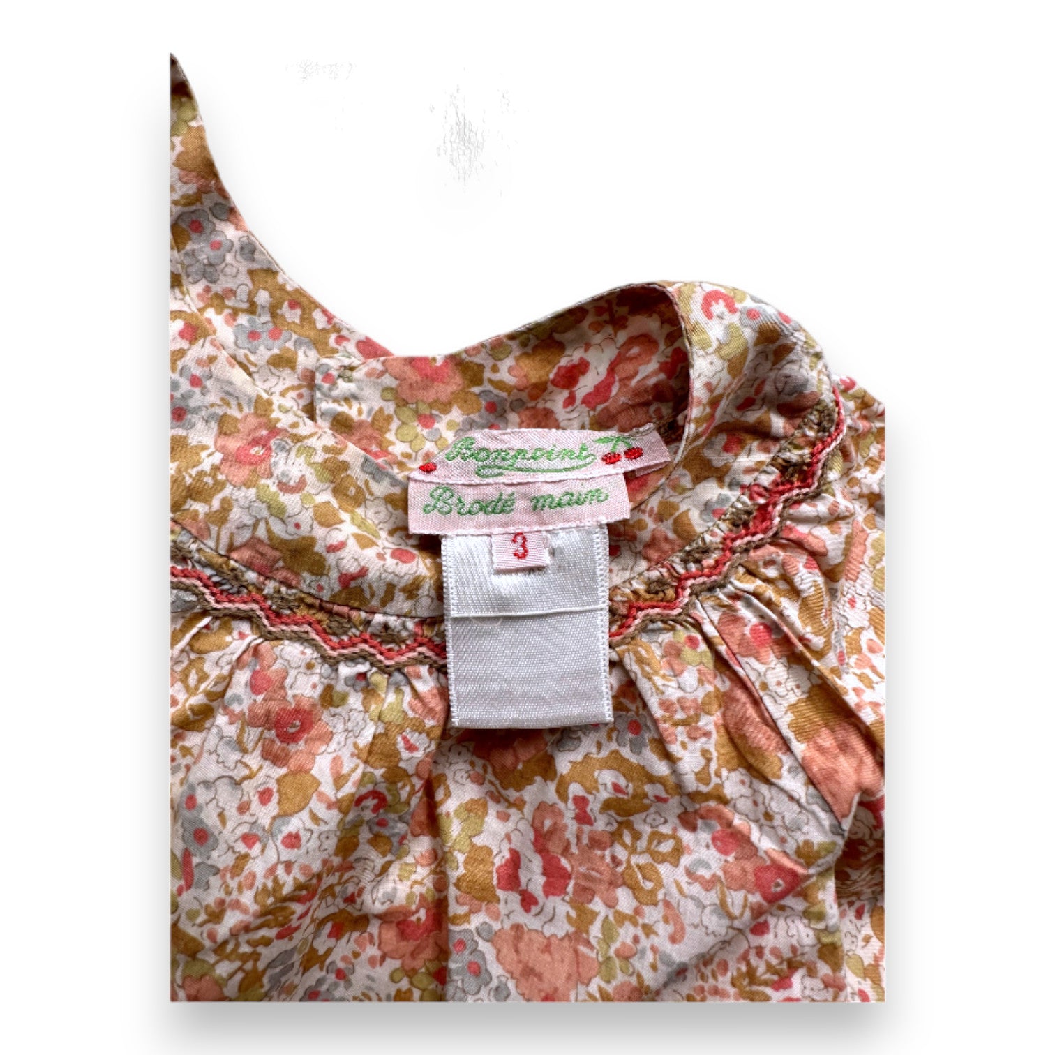 BONPOINT - Blouse à manches longues à fleurs - 3 ans
