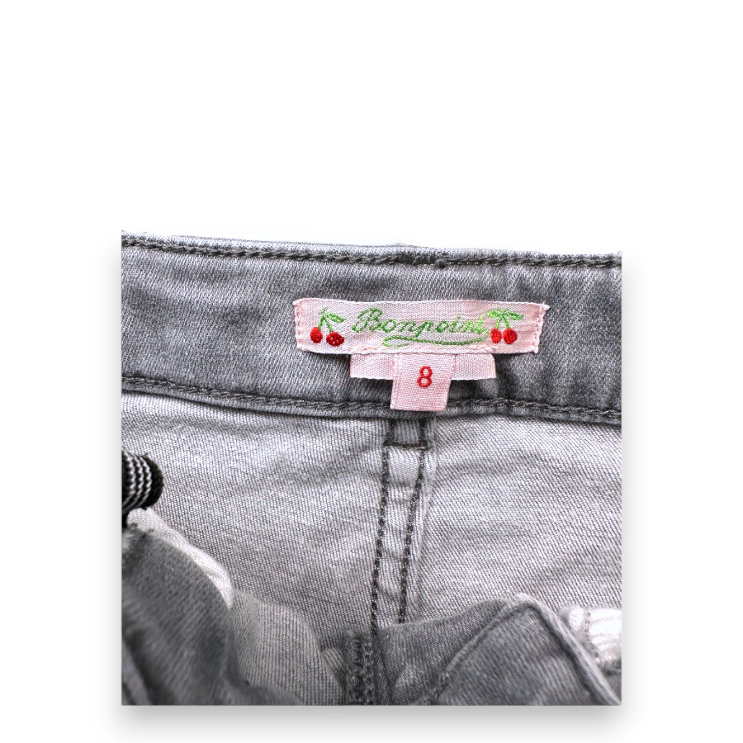 BONPOINT - Jean slim gris - 8 ans