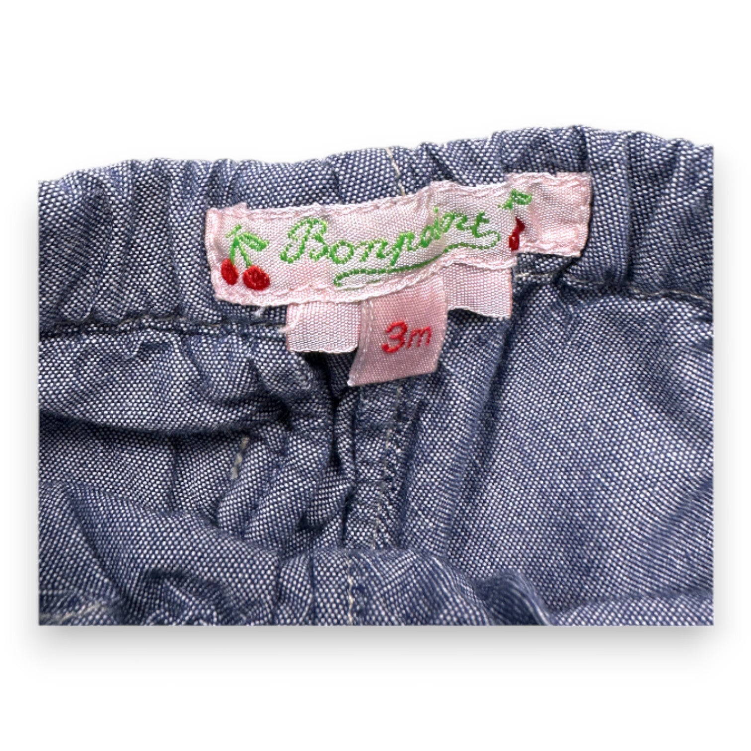 BONPOINT - Short bloomer bleu - 3 mois